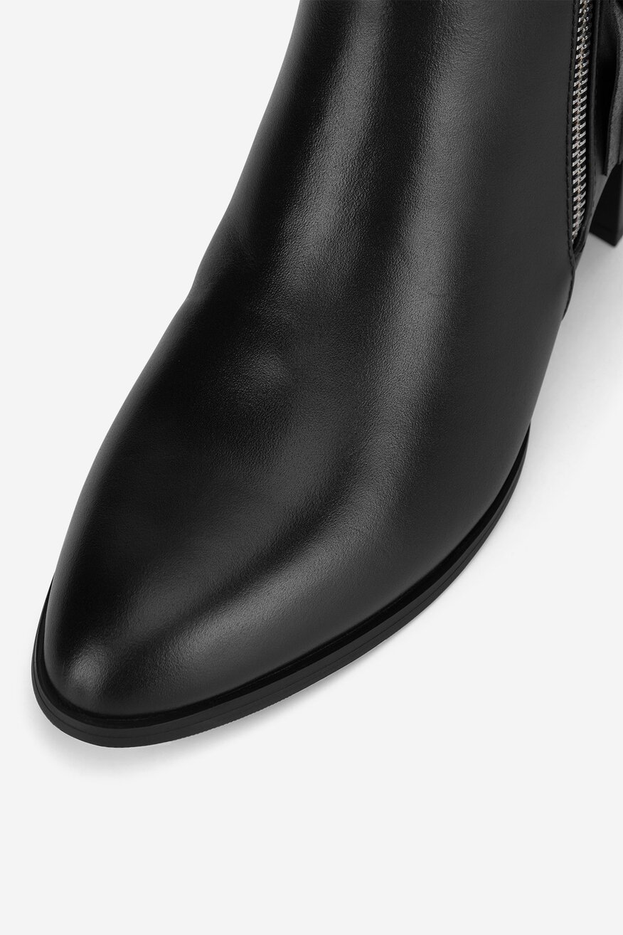 Mexx - Botki skórzane - 5905588888093
