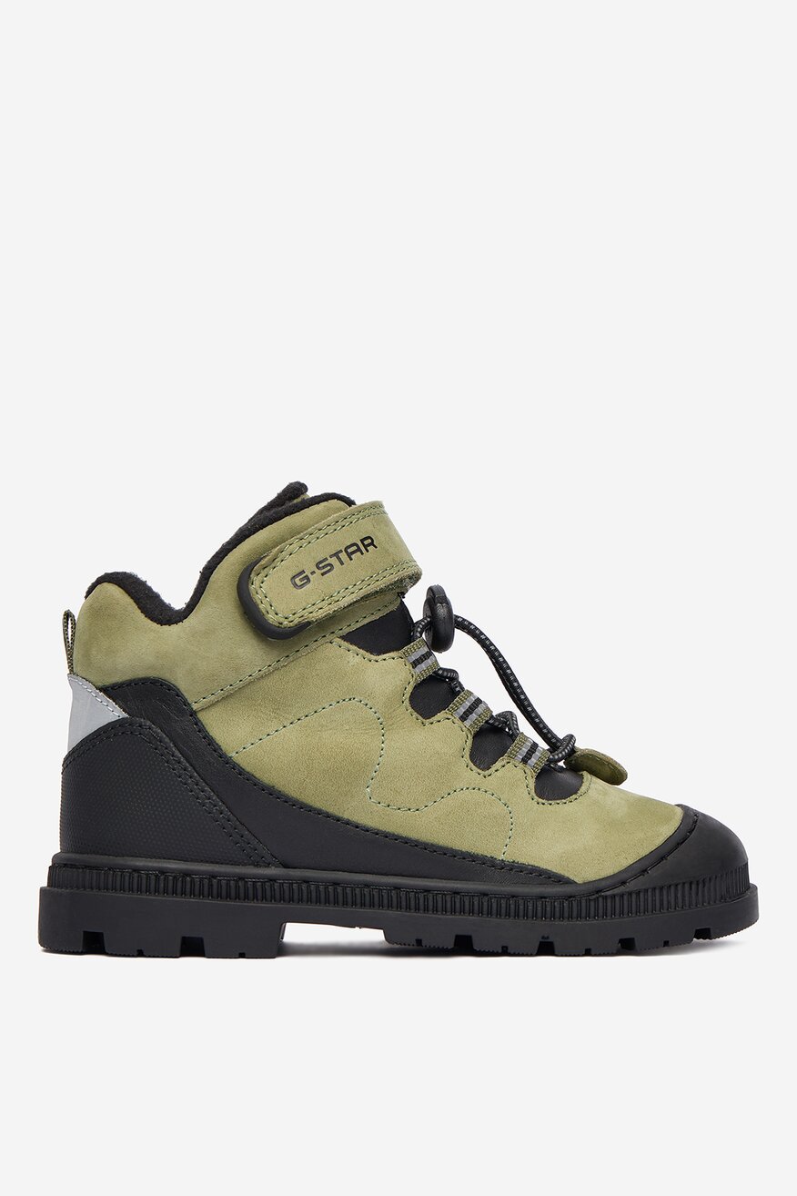 G-STAR RAW - Skórzane trzewiki na rzep - 5906751328934