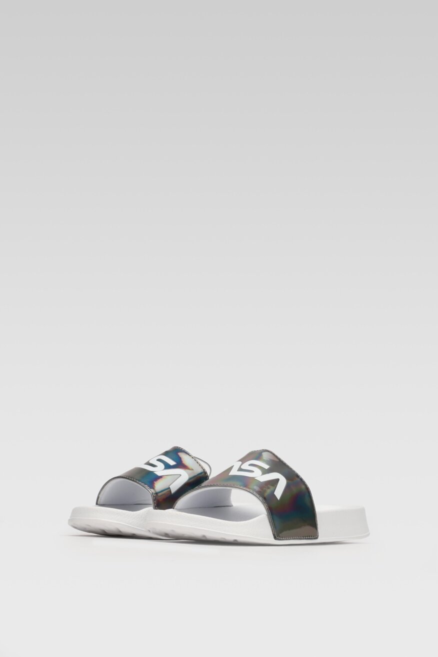 
                NASA - Klapki basenowe metaliczne szare - 5903698368054