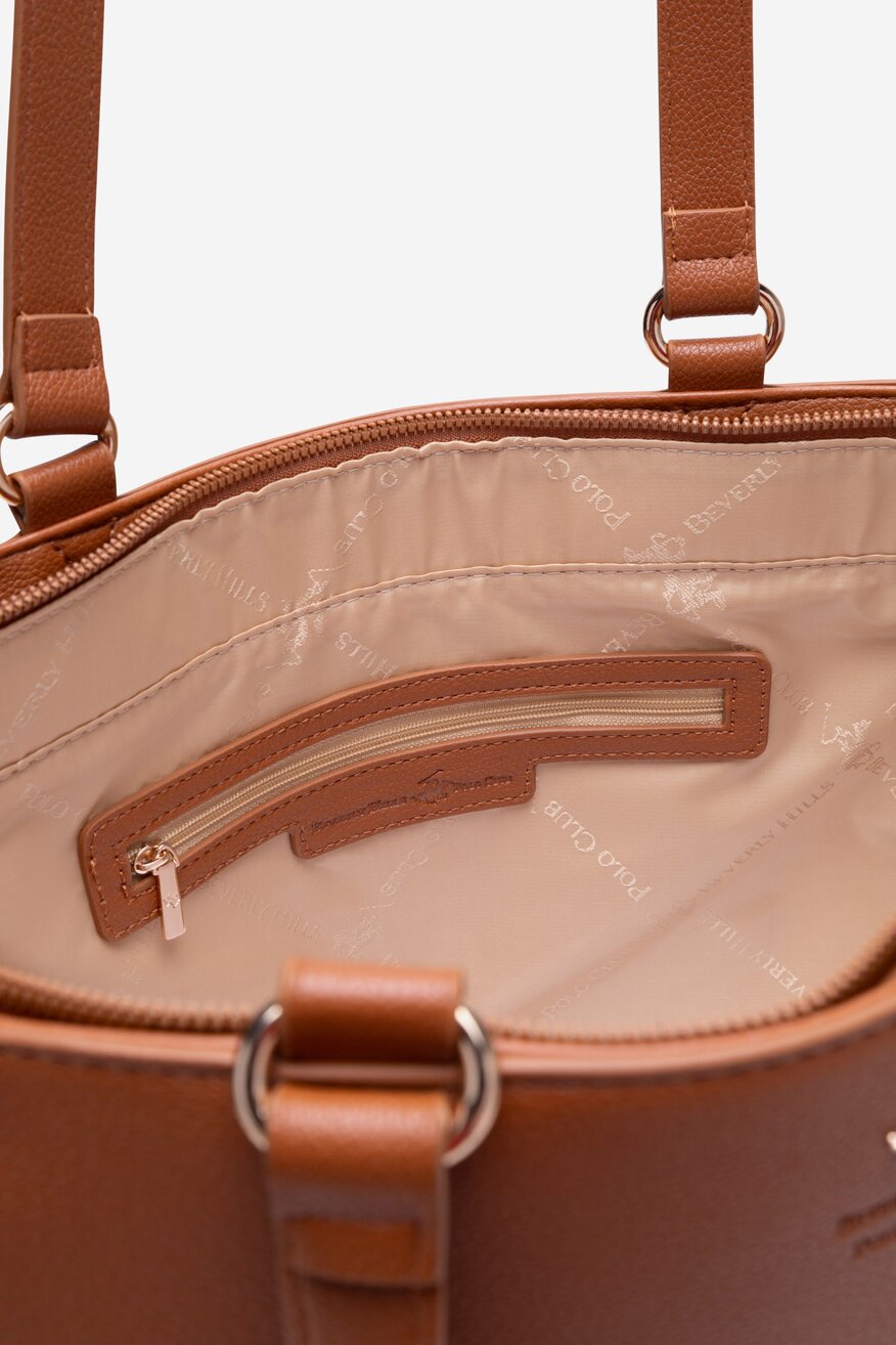 
                Дамска чанта Beverly Hills Polo Club КАМЕЛ - 5903419784590