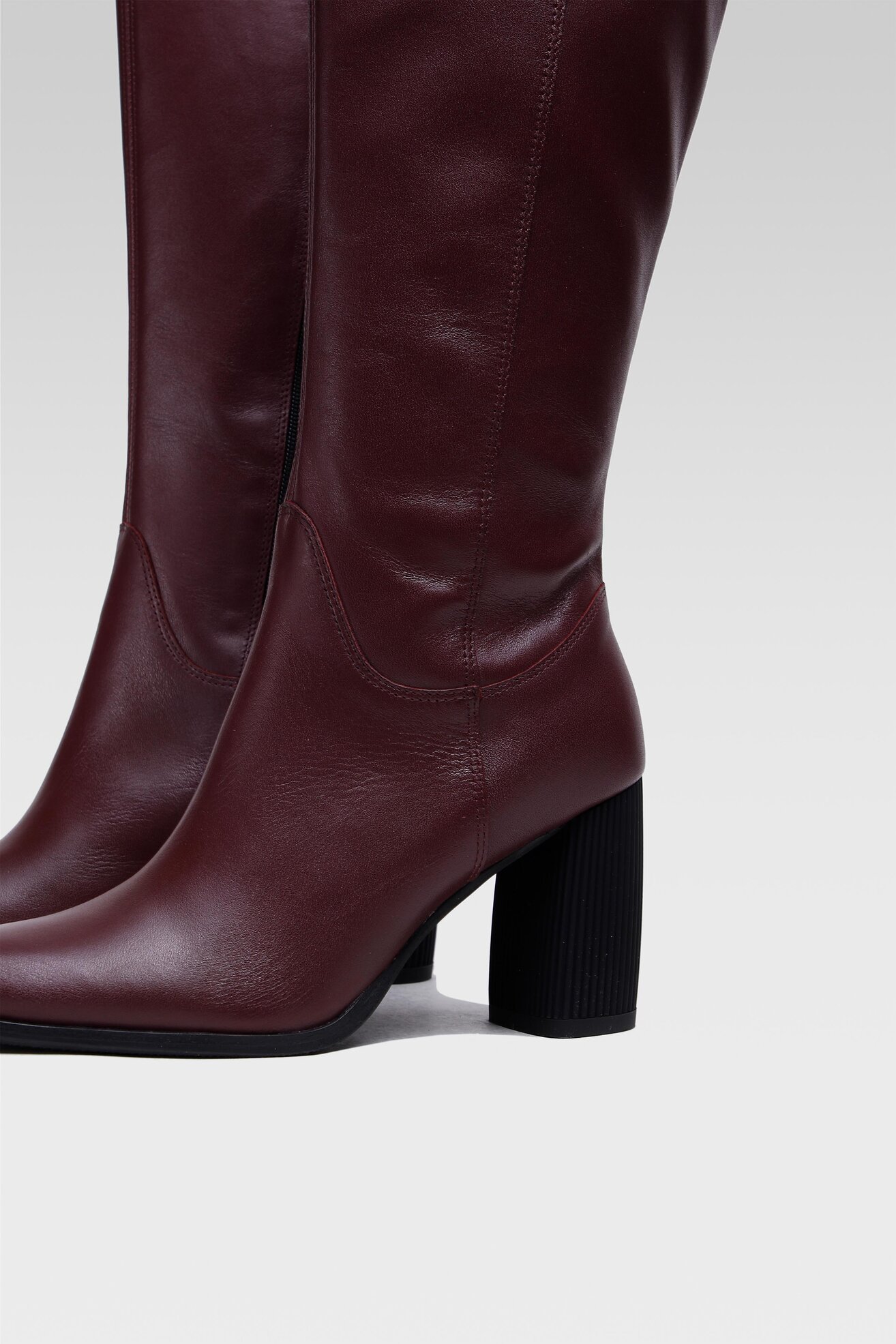 Kozaki Lasocki 7546-05 Bordowy