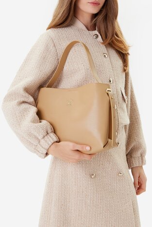 Сумка З Ремінцем Beverly Hills Polo Club BHPC-W-04-A23 БЕЖЕВИЙ