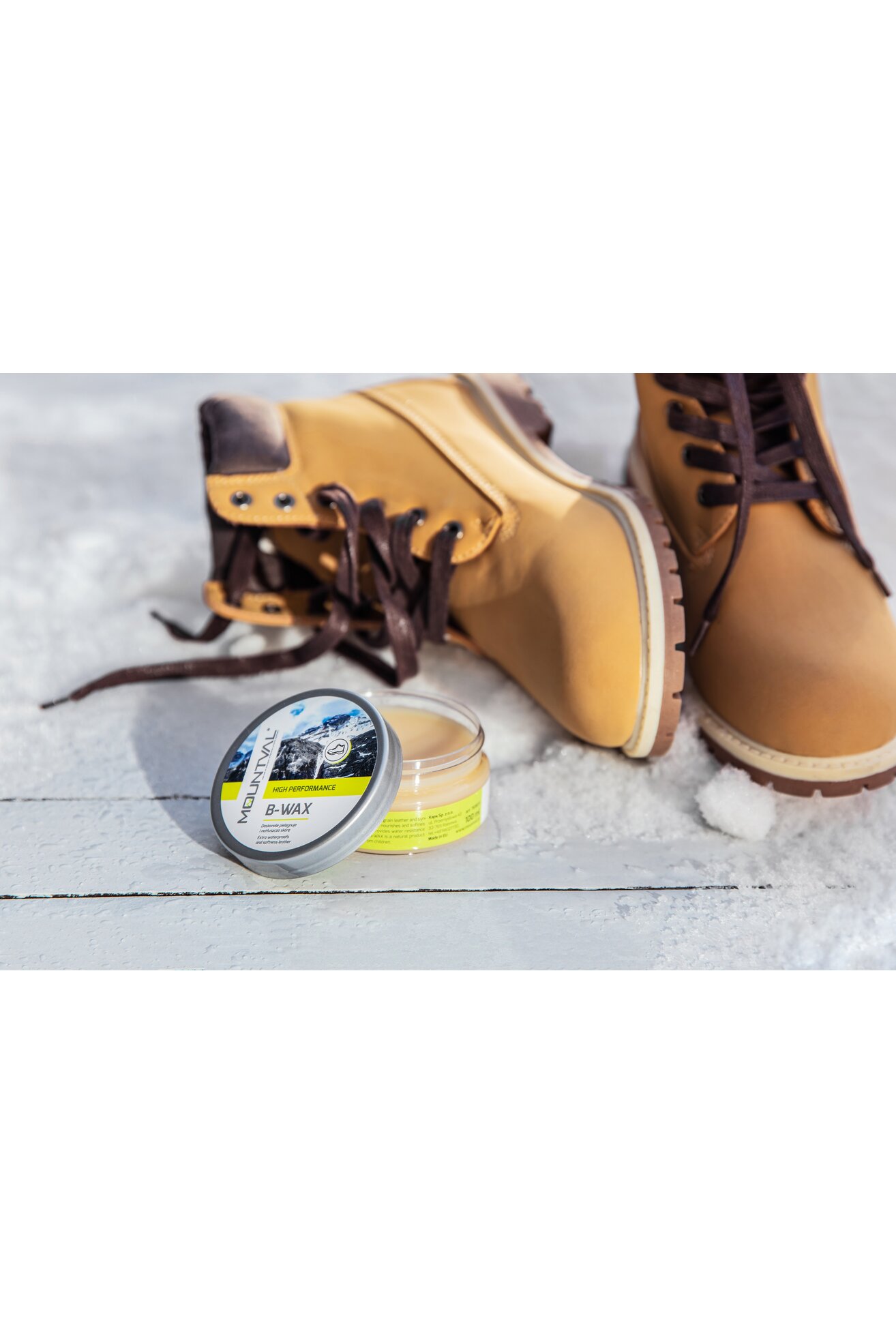 Kosmetyki do obuwia MOUNTVAL B-WAX 100 ml Bez Koloru -