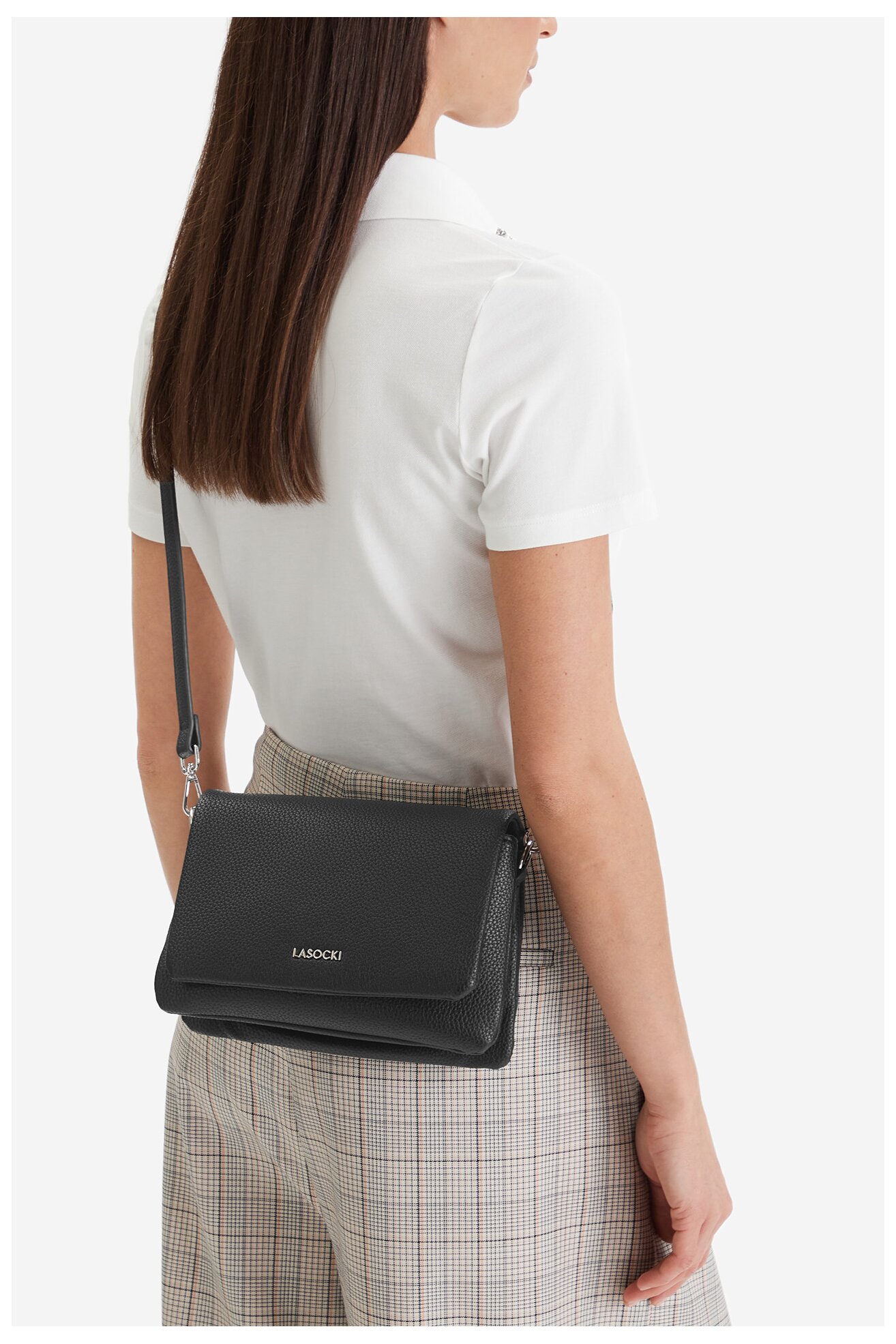 Дамска чанта Lasocki CEO-LSK-X-003-07 ЧЕРЕН