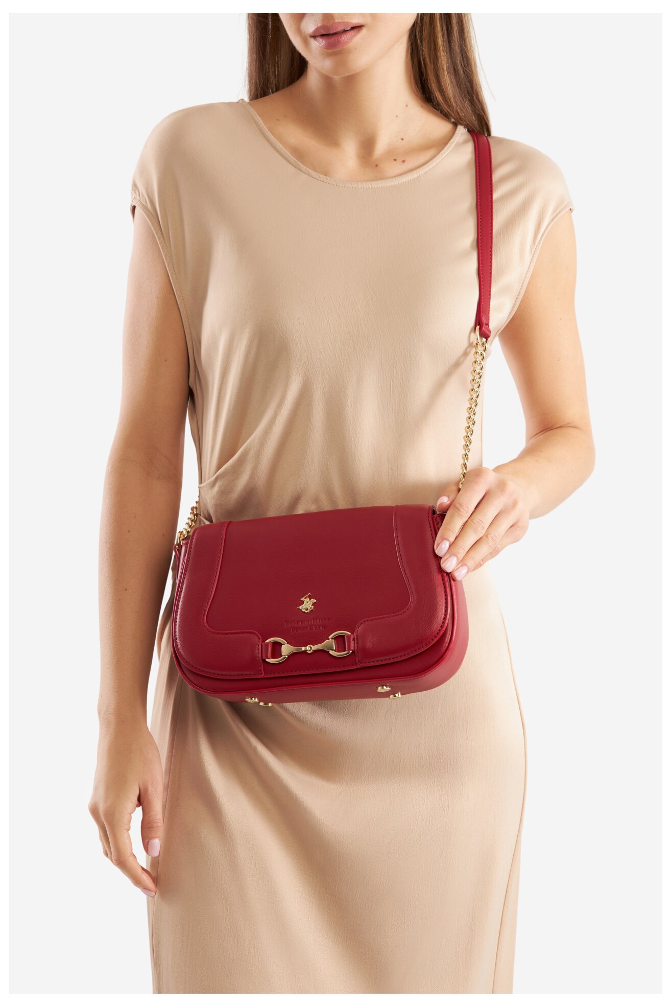 Torebka Beverly Hills Polo Club BHPC-K-045-06 Czerwony