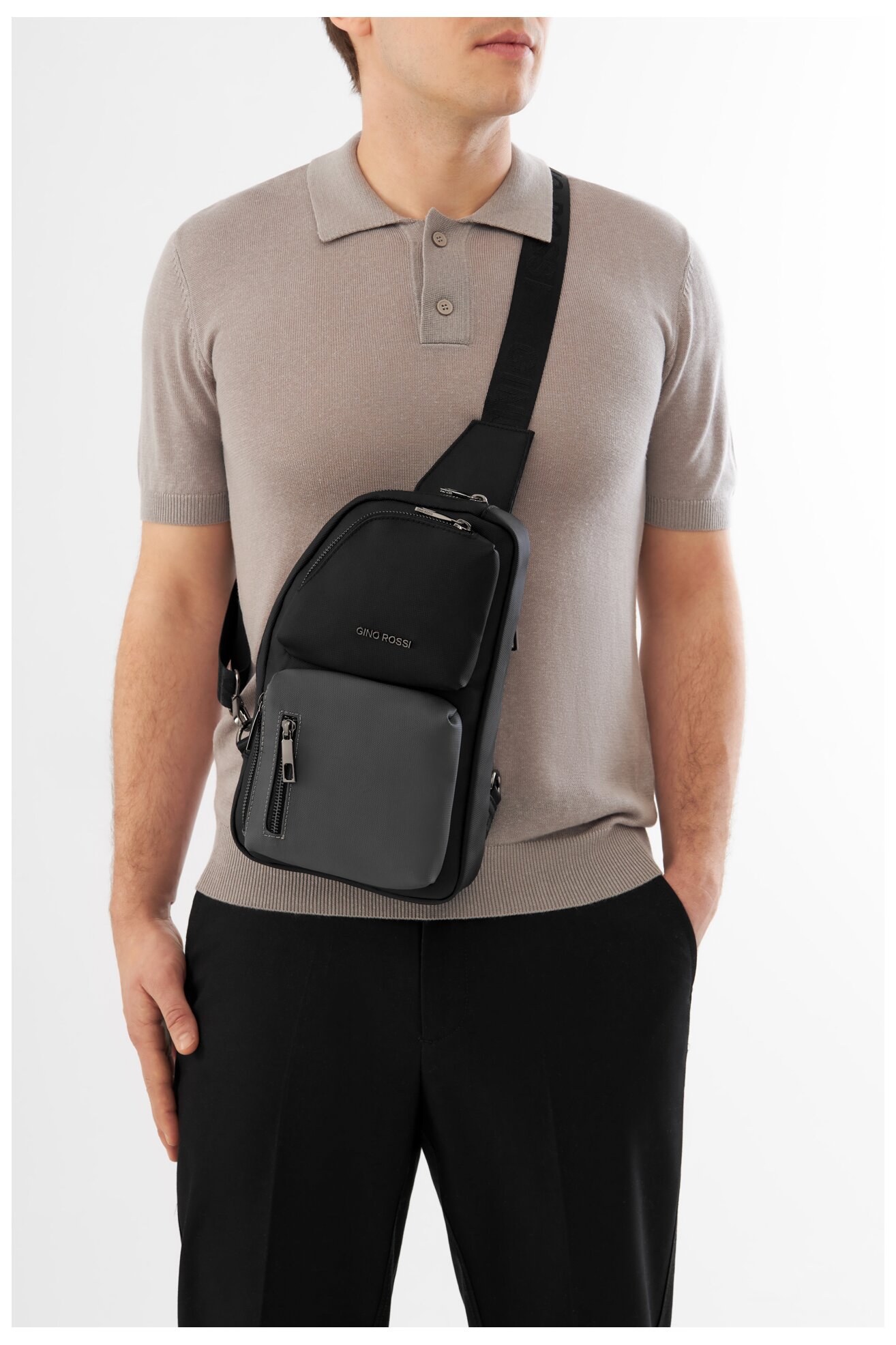 Torba męska Gino Rossi GIN-E-001-05 Czarny