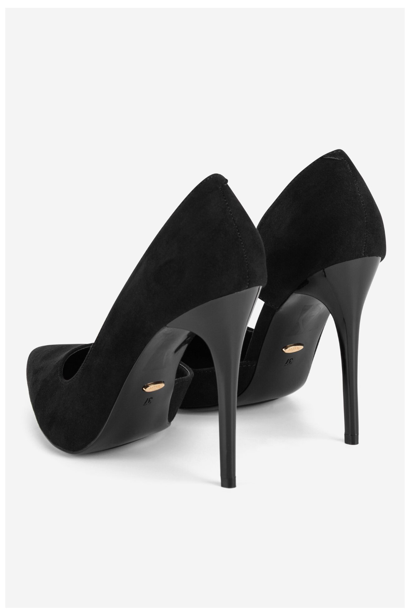 Czółenka DeeZee DZ0024 Czarny