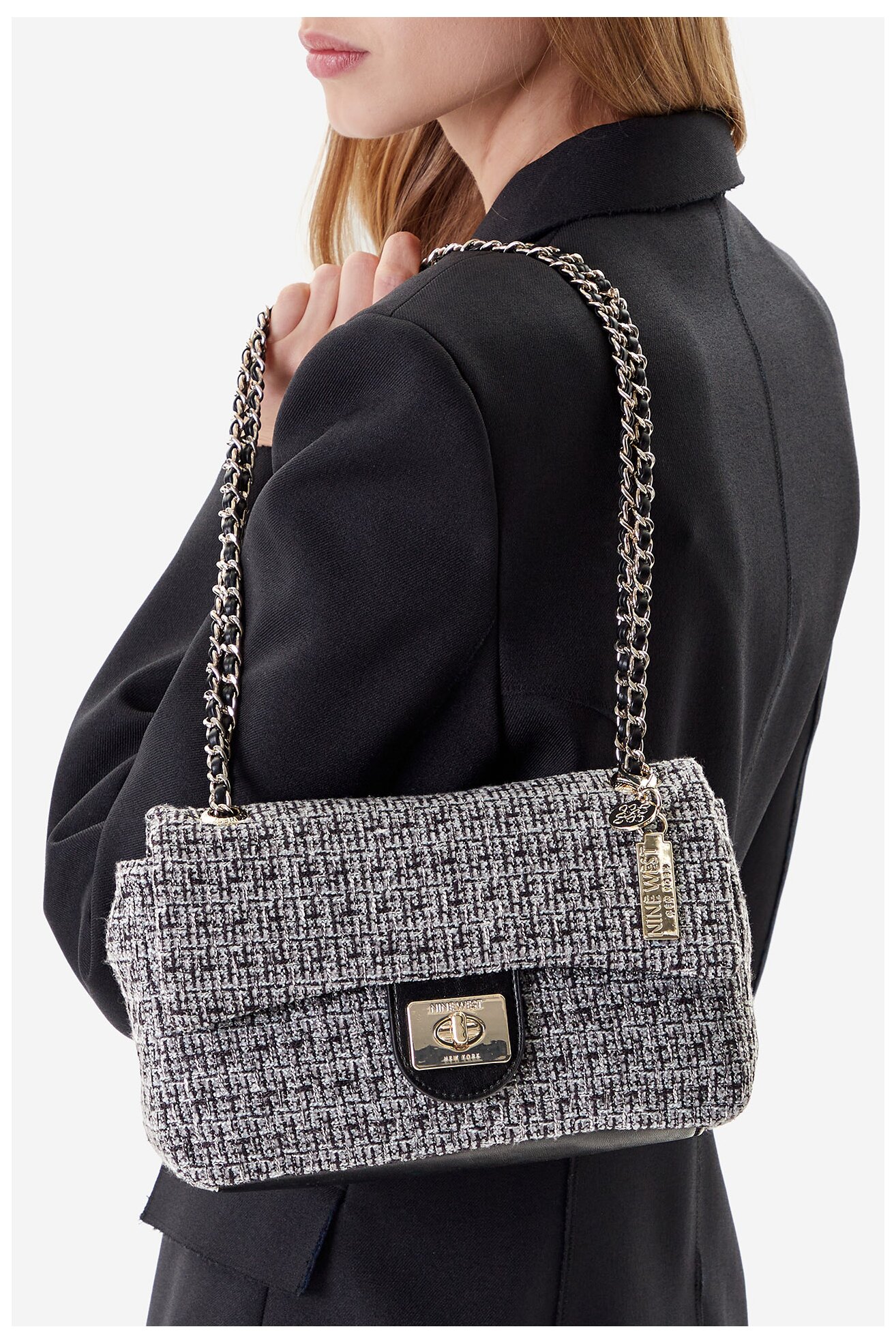 Torebka NINE WEST EO-HUDSON-HARMONY-LDA8004A Szary