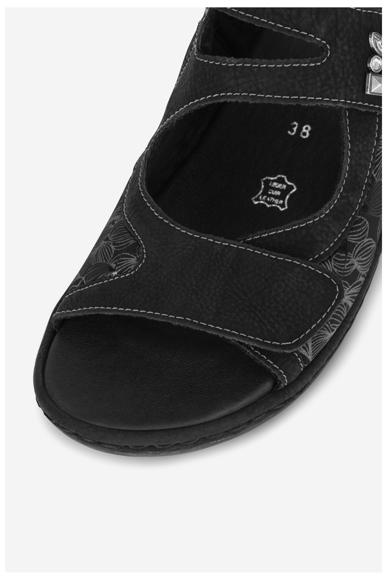 Sandale Remonte D7647-01 NEGRU