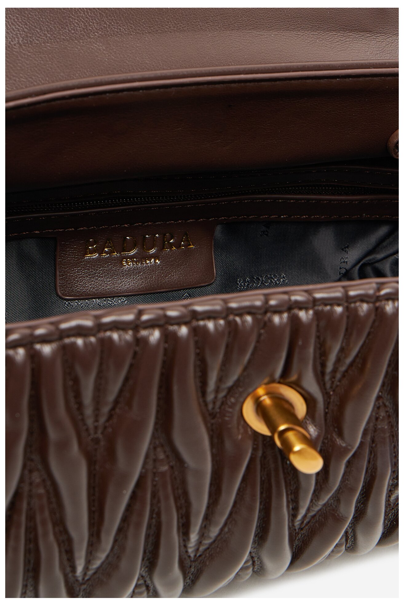 Kézitáska Badura CEO-ALEAH-LDA8071 SÖTÉTBARNA