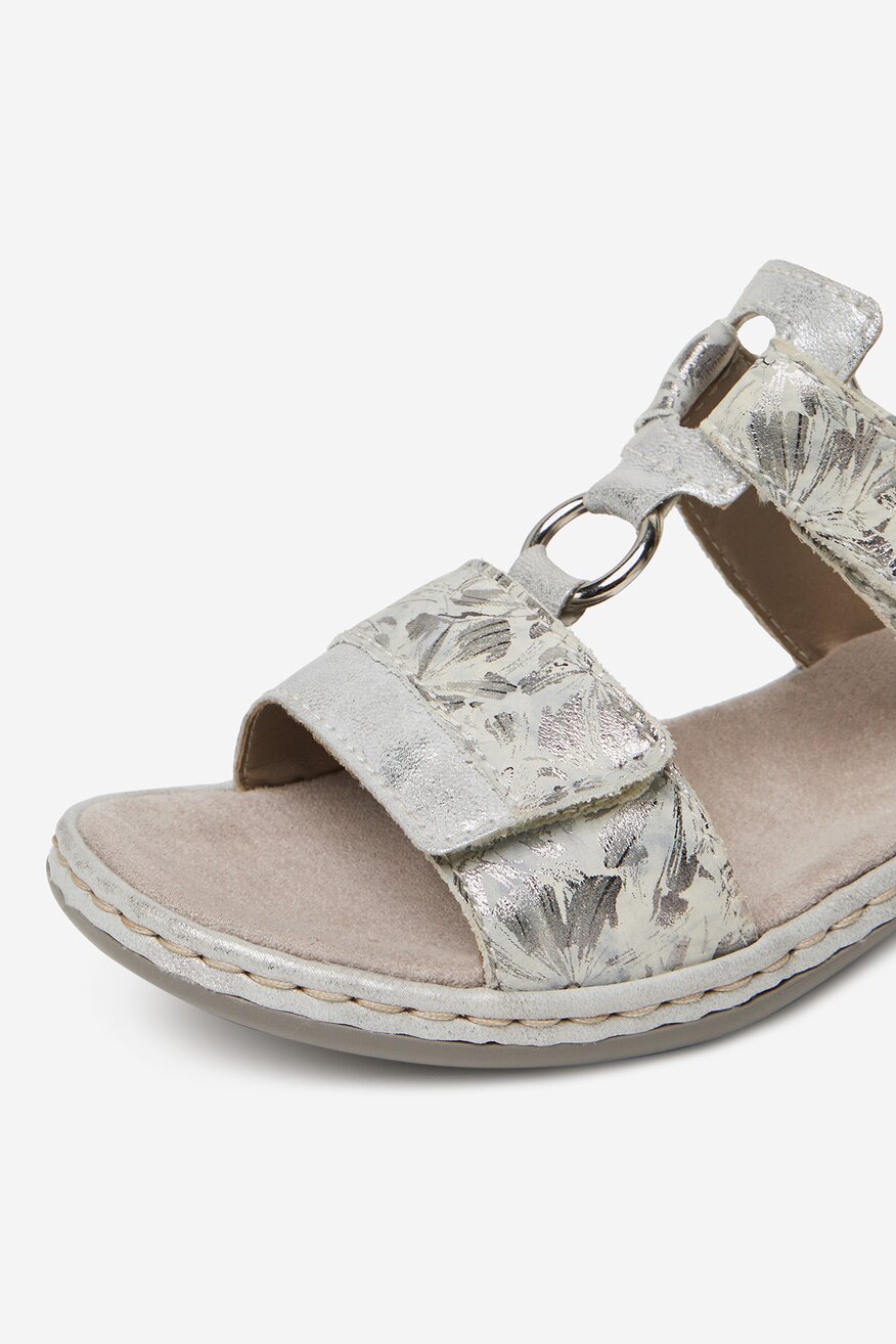 Șlapi Rieker ARGINTIU - 2230078394666