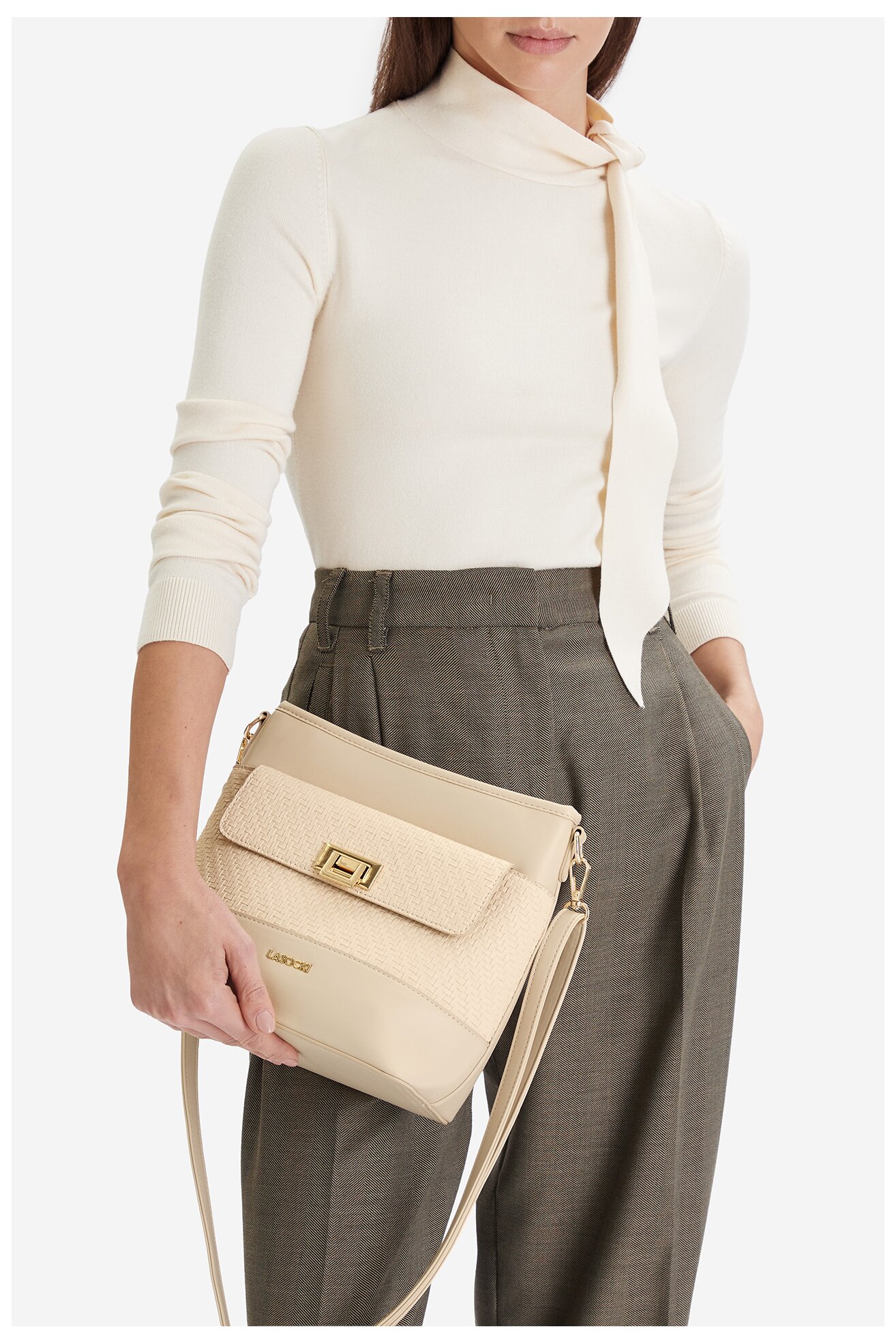 Дамска чанта Lasocki CEO-LSK-M-003-07 БЕЖОВ