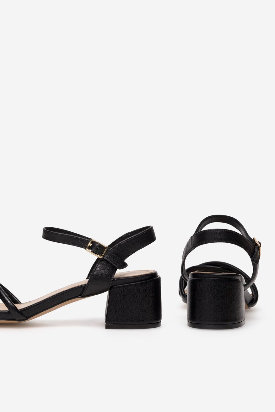 Sergio Bardi - Skórzane sandały - 5905588554790