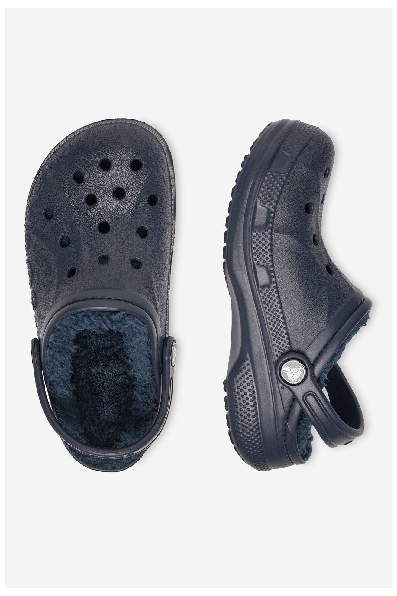 Șlapi pentru bazin Crocs C-BAYA LINED CLOG K 207500-463 BLEUMARIN