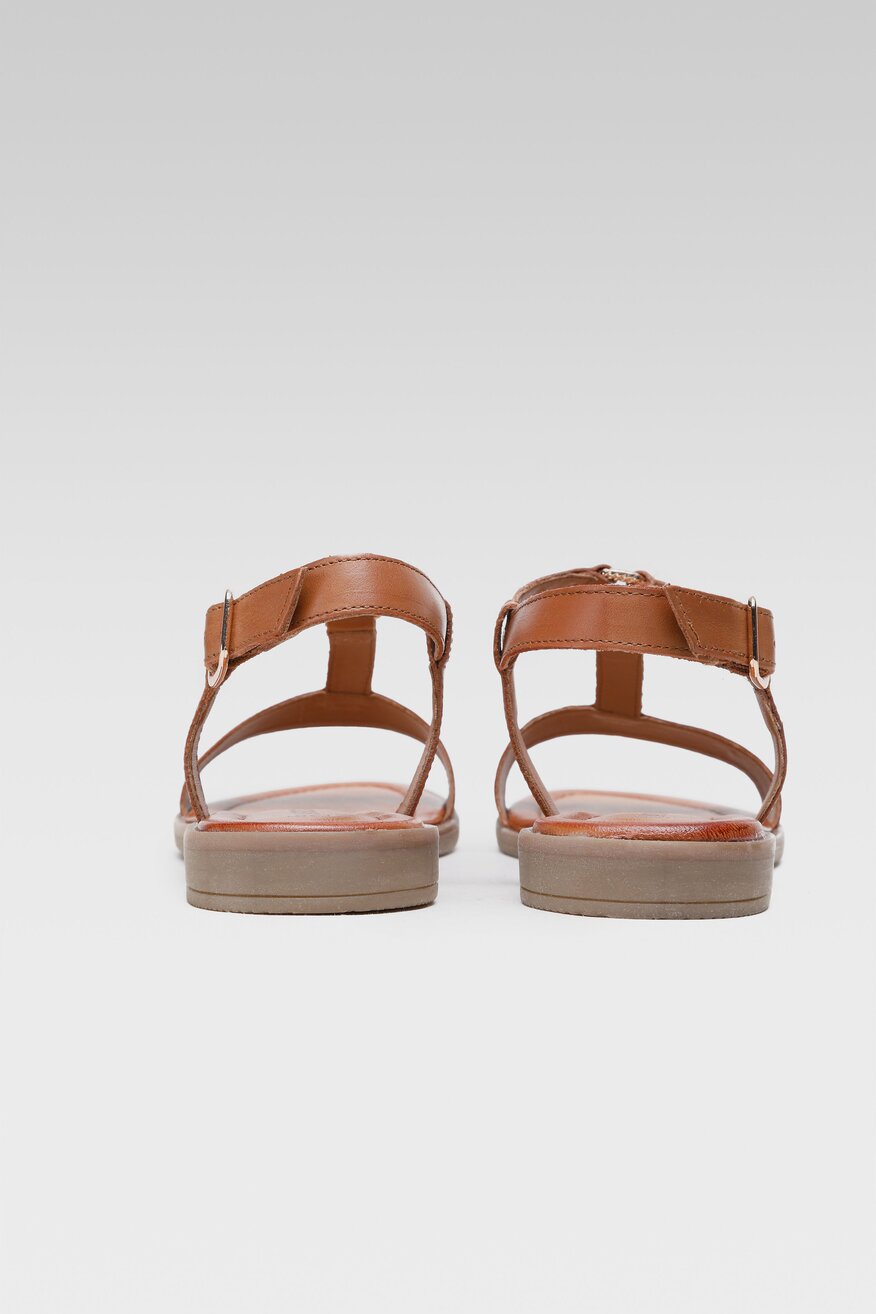 
                Lasocki - Skórzane sandały typu t-bary - 5904248386306