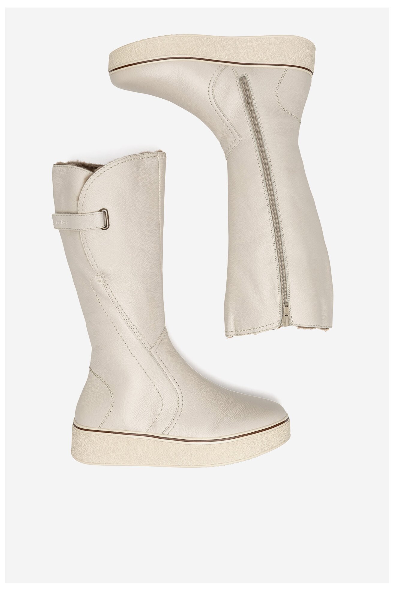 Kozaki Rieker 78853-80 Biały