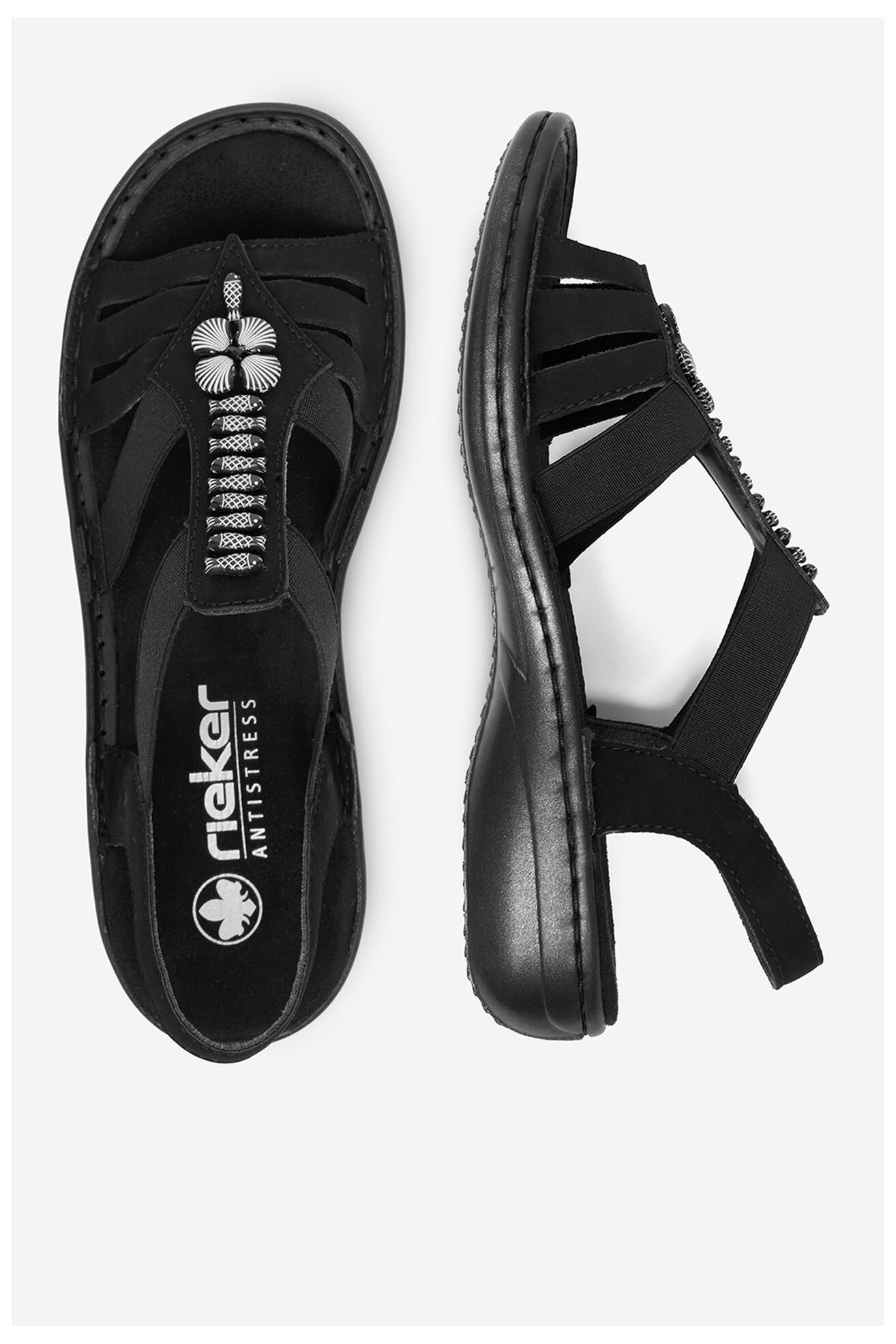 Sandały Rieker CEO-60806-00 Czarny