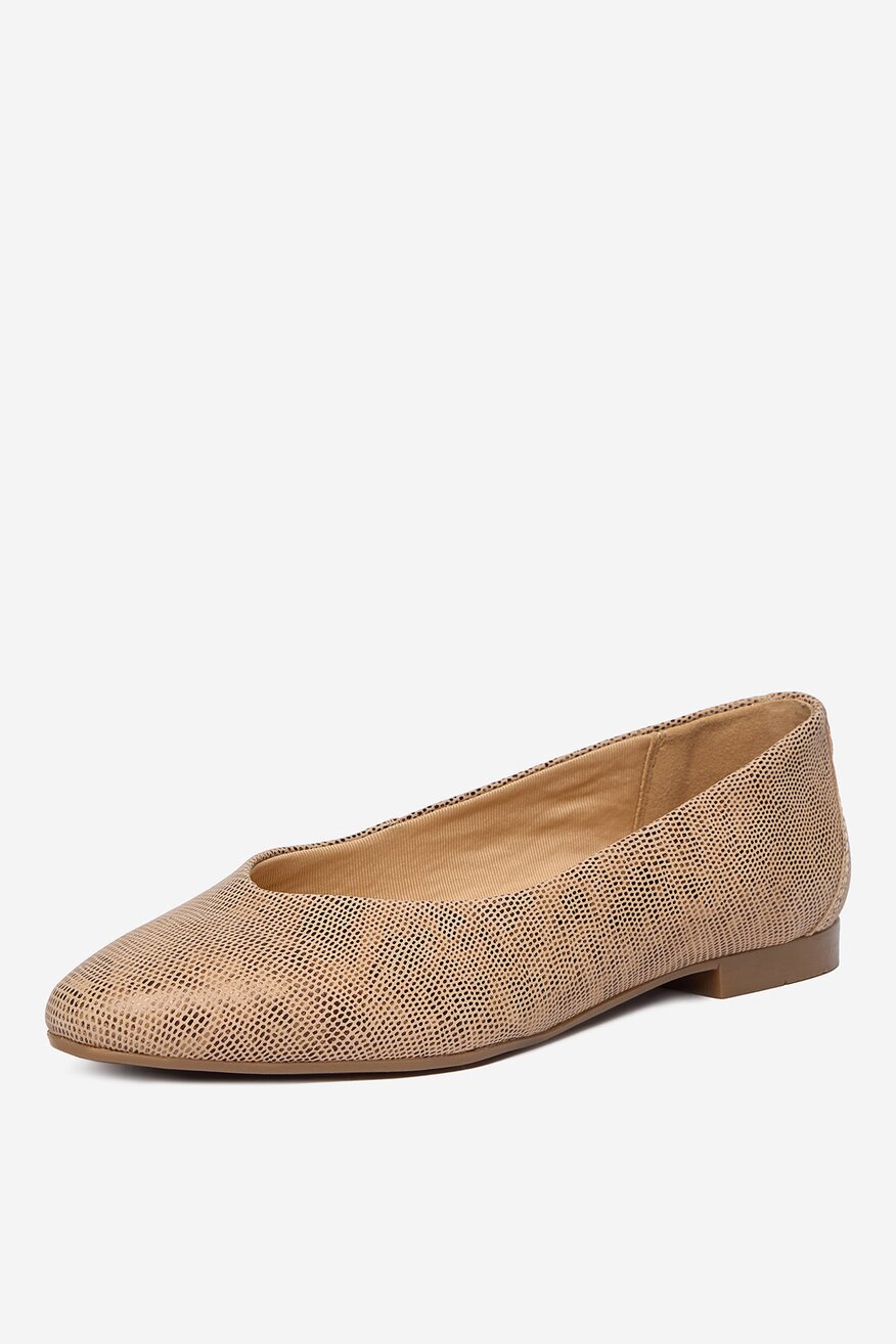 Baleriny Lasocki CEO-RST-KAJA-66F Beżowy ciemny - 5906751631775