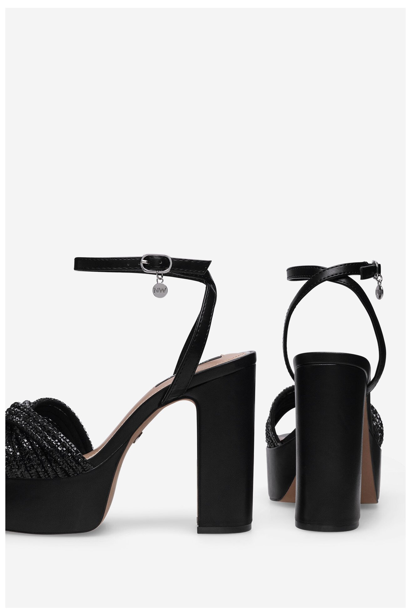 Szandál NINE WEST WFA2736-1 FEKETE