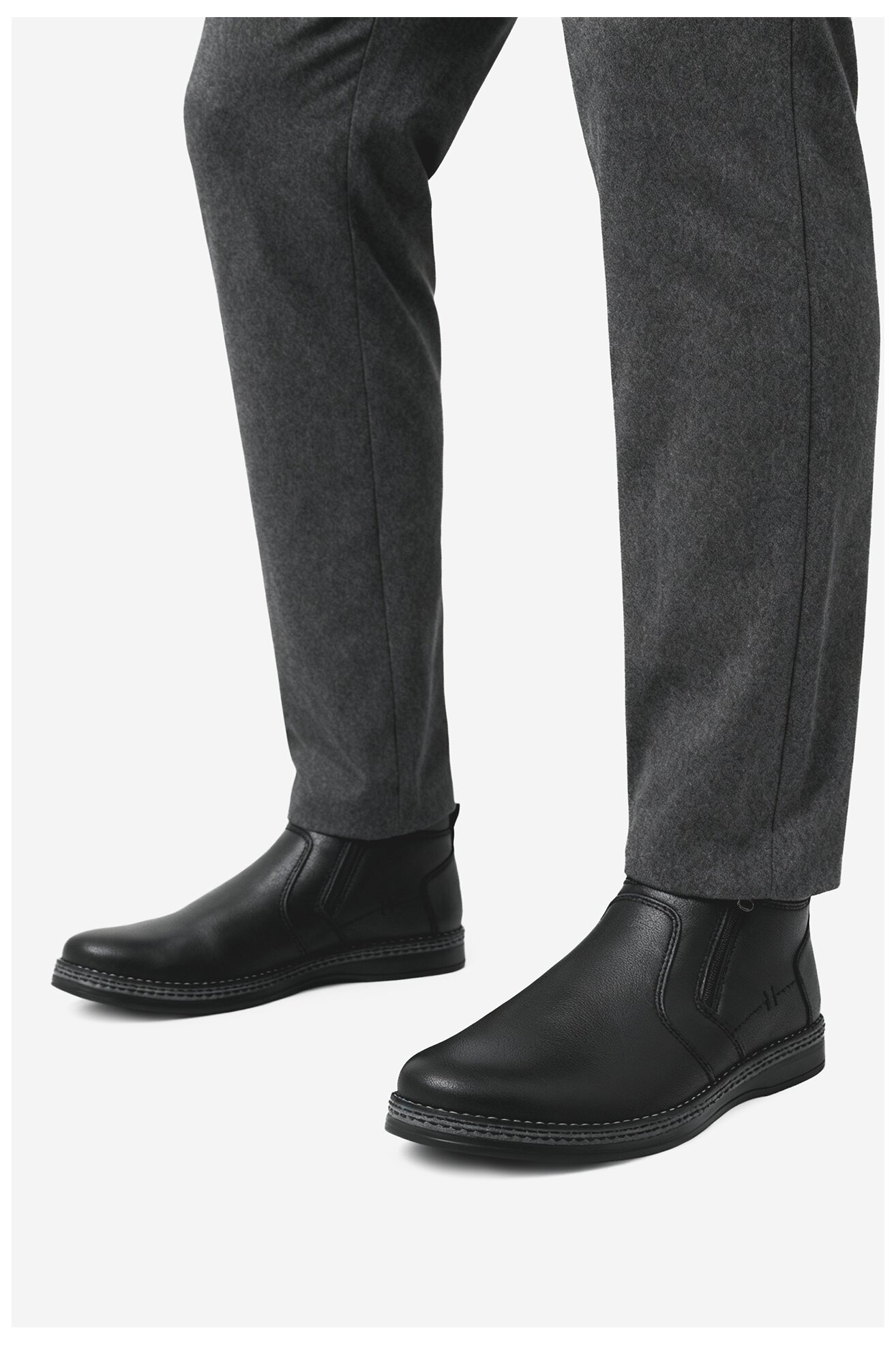 Bokacsizma Lanetti CEO-MBS-CARDIFF-10 FEKETE