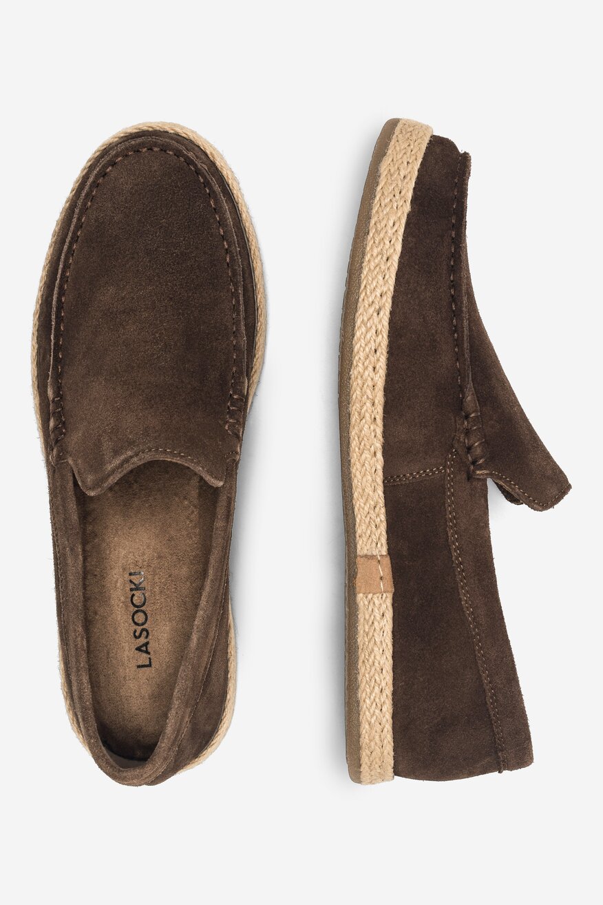 Lasocki - Skórzane półbuty brązowe - 5904862732503