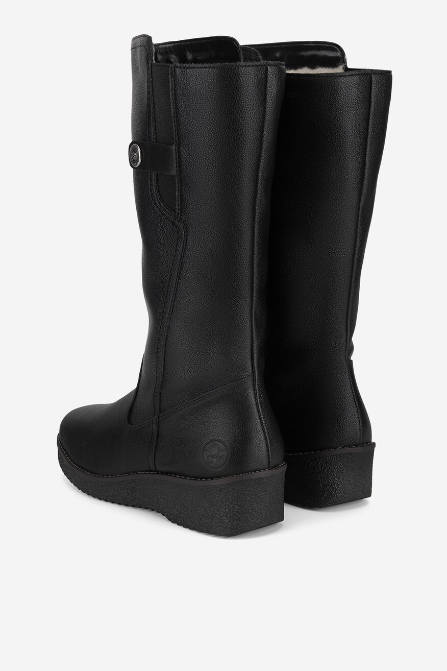 
                Rieker - Kozaki skórzane ocieplane - 2230068928055