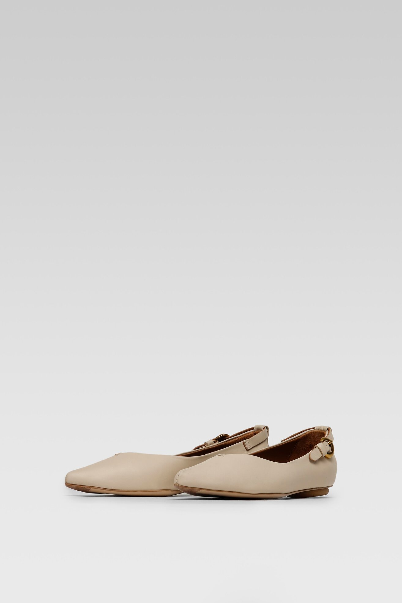 Baleriny Gino Rossi 16701 Beżowy