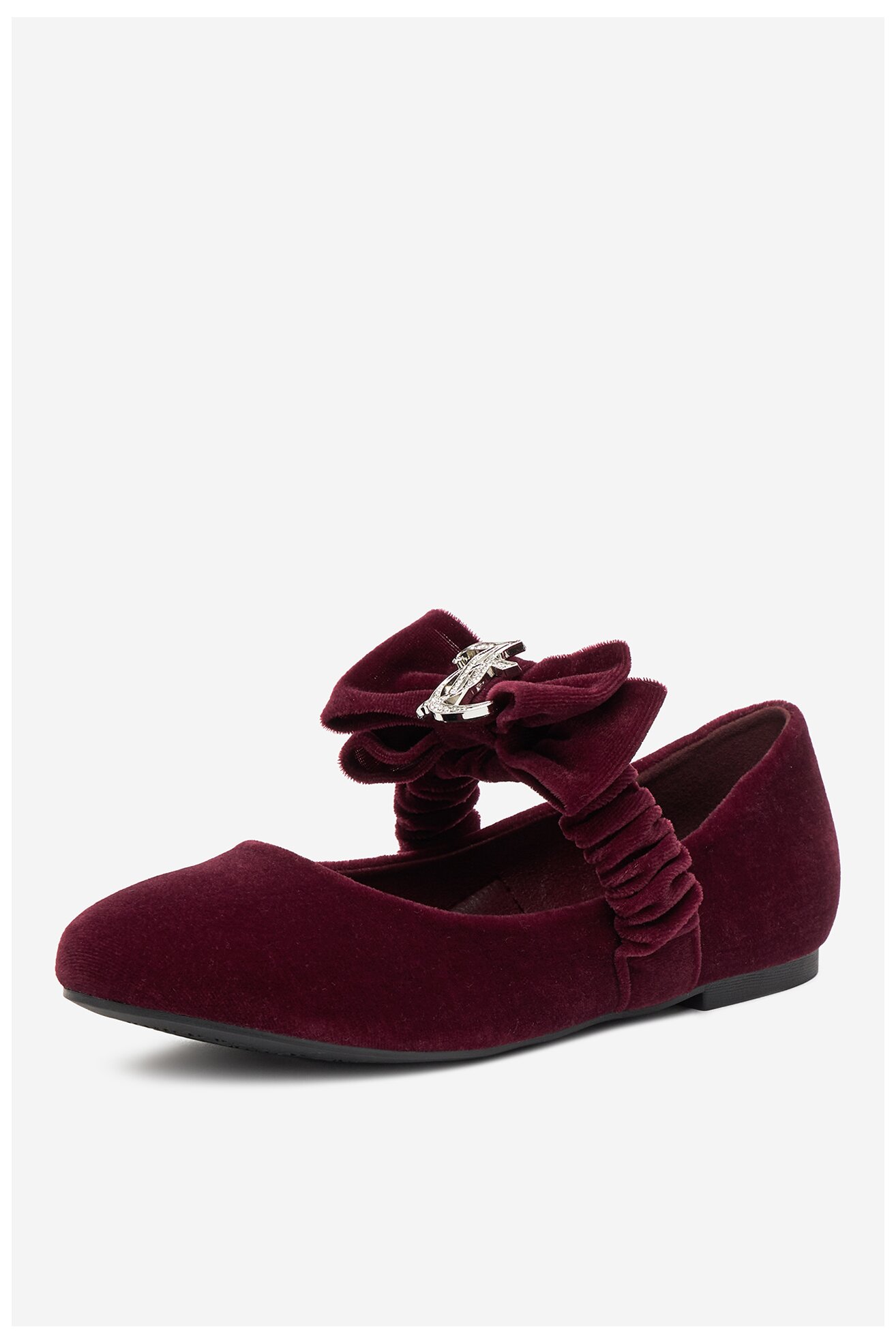 Baleriny Juicy Couture CEO-CS6515-01 Bordowy