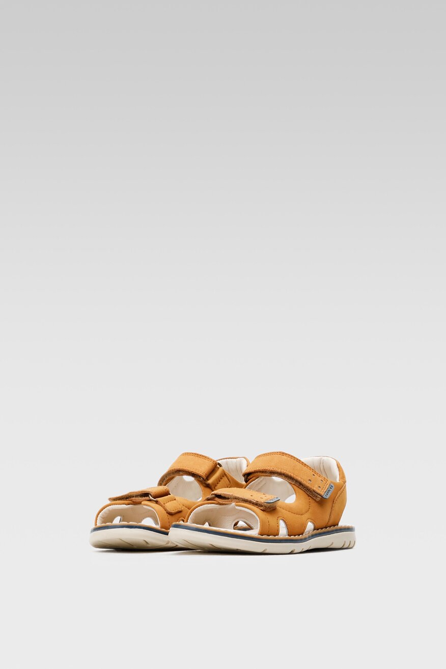 
                Lasocki Kids - Sandały skórzane na rzepy - 5904248624477