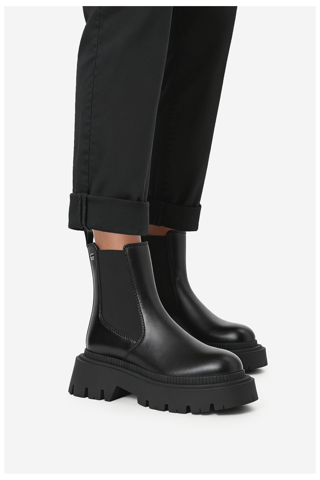 Bokacsizma G-STAR RAW CEO-WI34-JOSIA-03 FEKETE