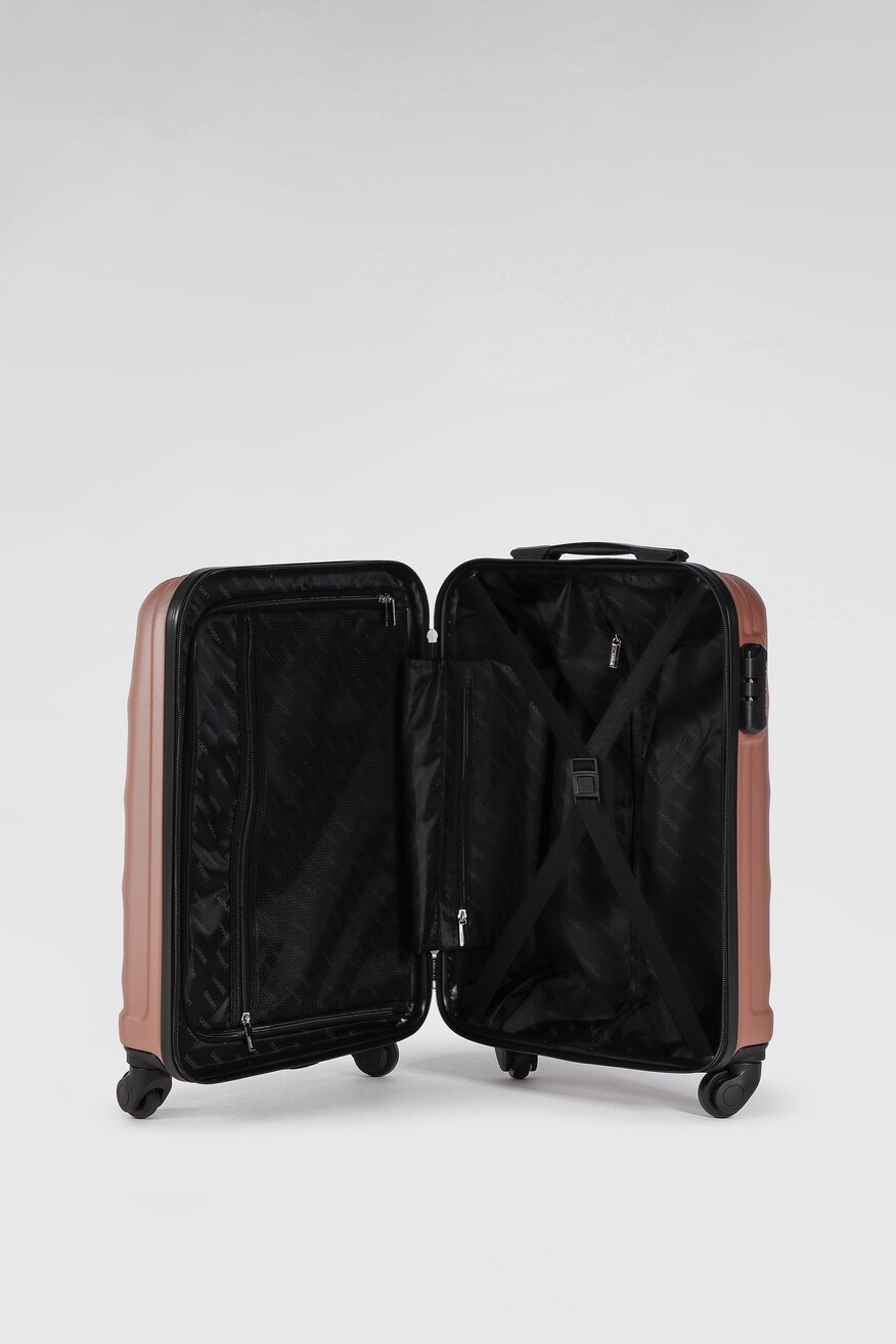 Lasocki - Mała twarda walizka złota - 5904248369422