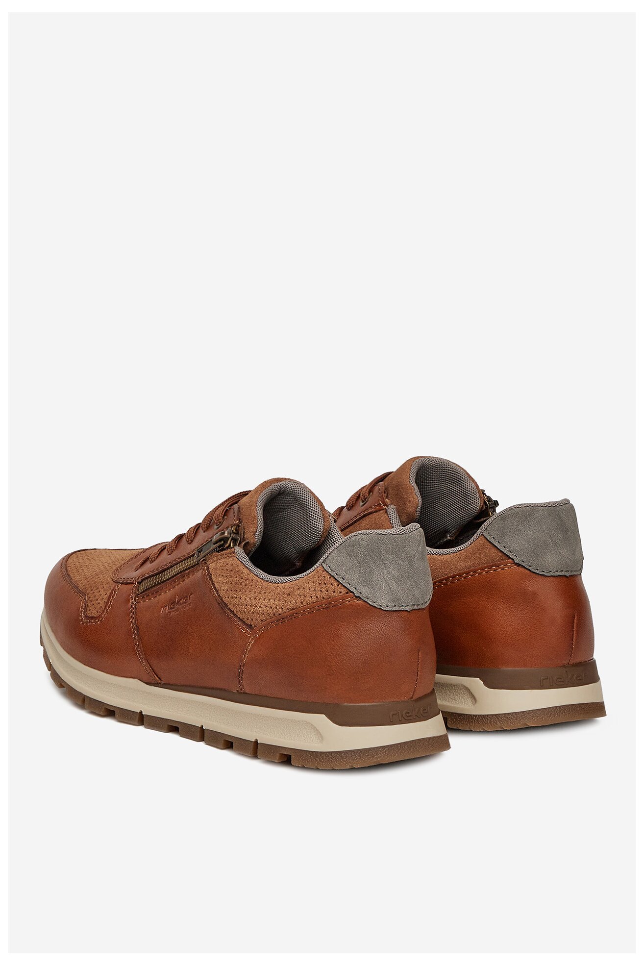 Półbuty Rieker B0505-24 Brązowy