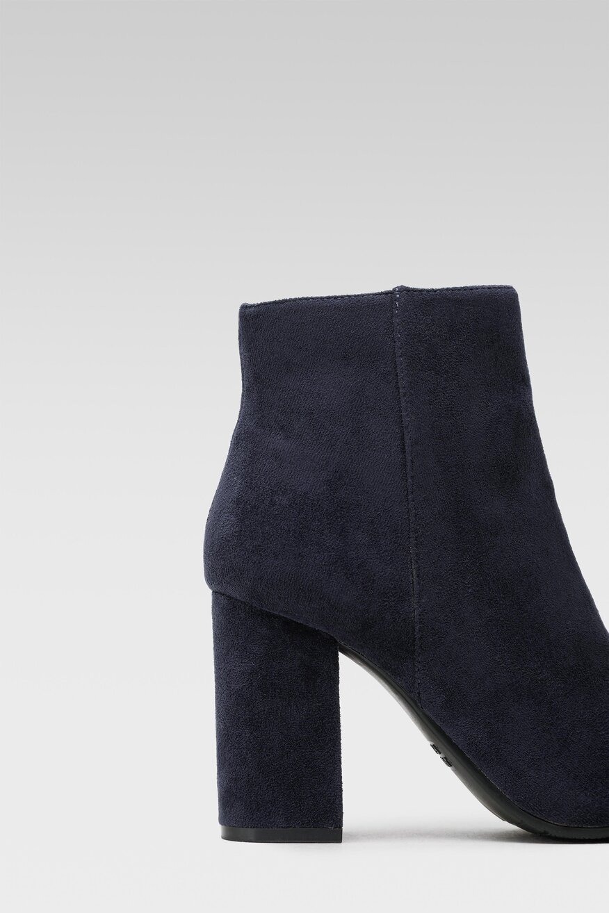 
                Jenny Fairy - Botki granatowe z suwakiem - 5903698863597