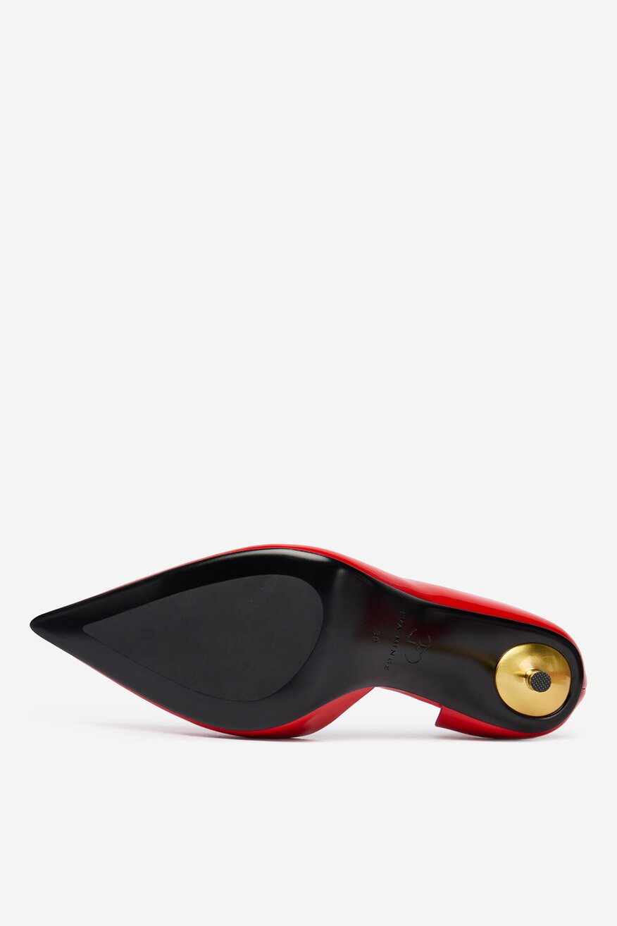 Pantofi cu toc EVA MINGE ROŞU - 5906751321737