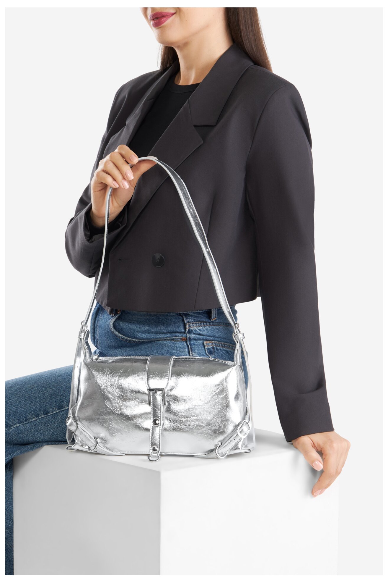 Kézitáska Jenny JNY-S-002-07 EZÜST