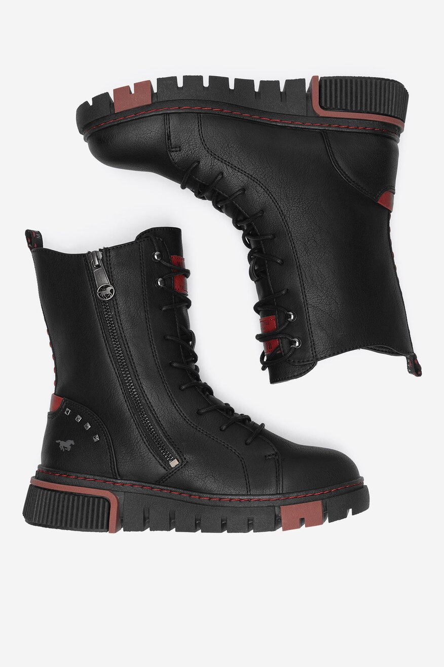 
                Bocanci Mustang NEGRU - 5905588865094