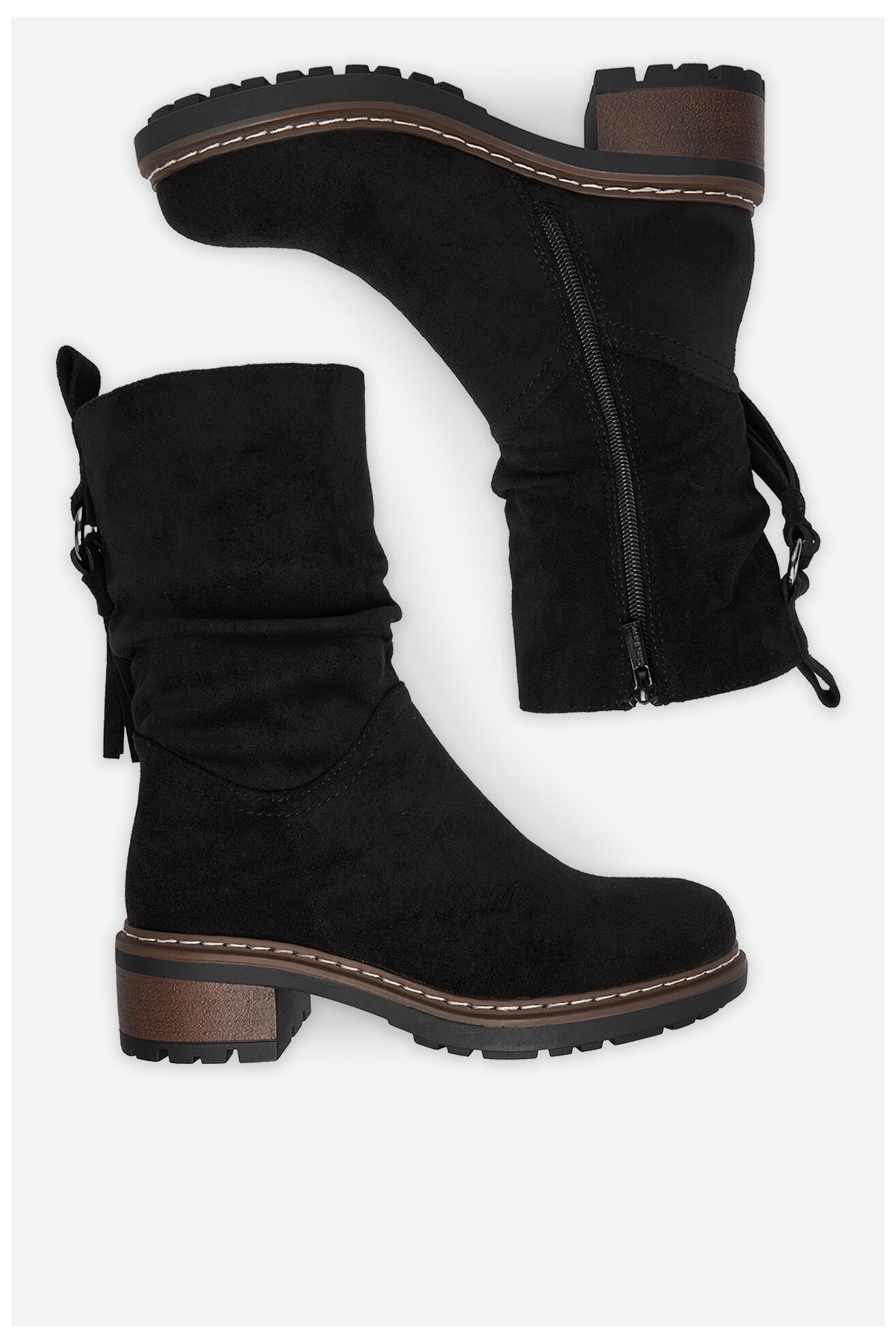 Botki Clara Barson CEO-WS6396-02 Czarny