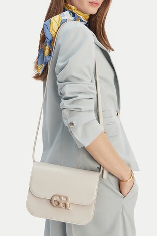 Сумка З Ремінцем Gino Rossi EO-EQ44A ІВОРИ