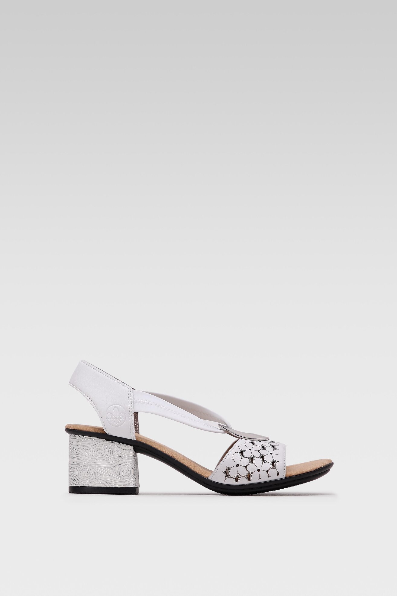 Sandały Rieker 64677-80 Biały