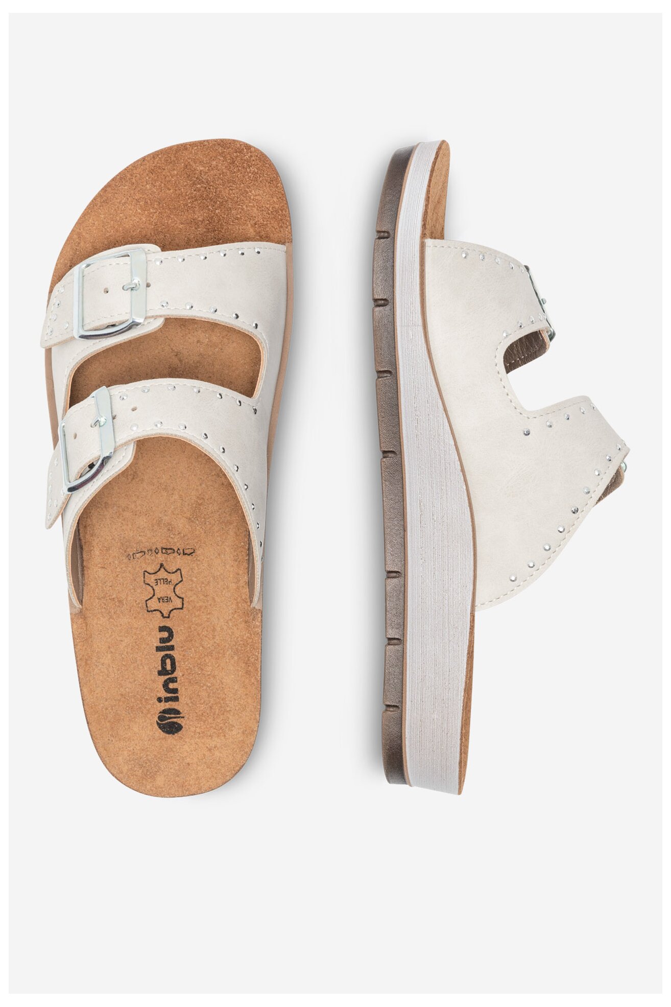 Klapki Inblu CP060200 Biały