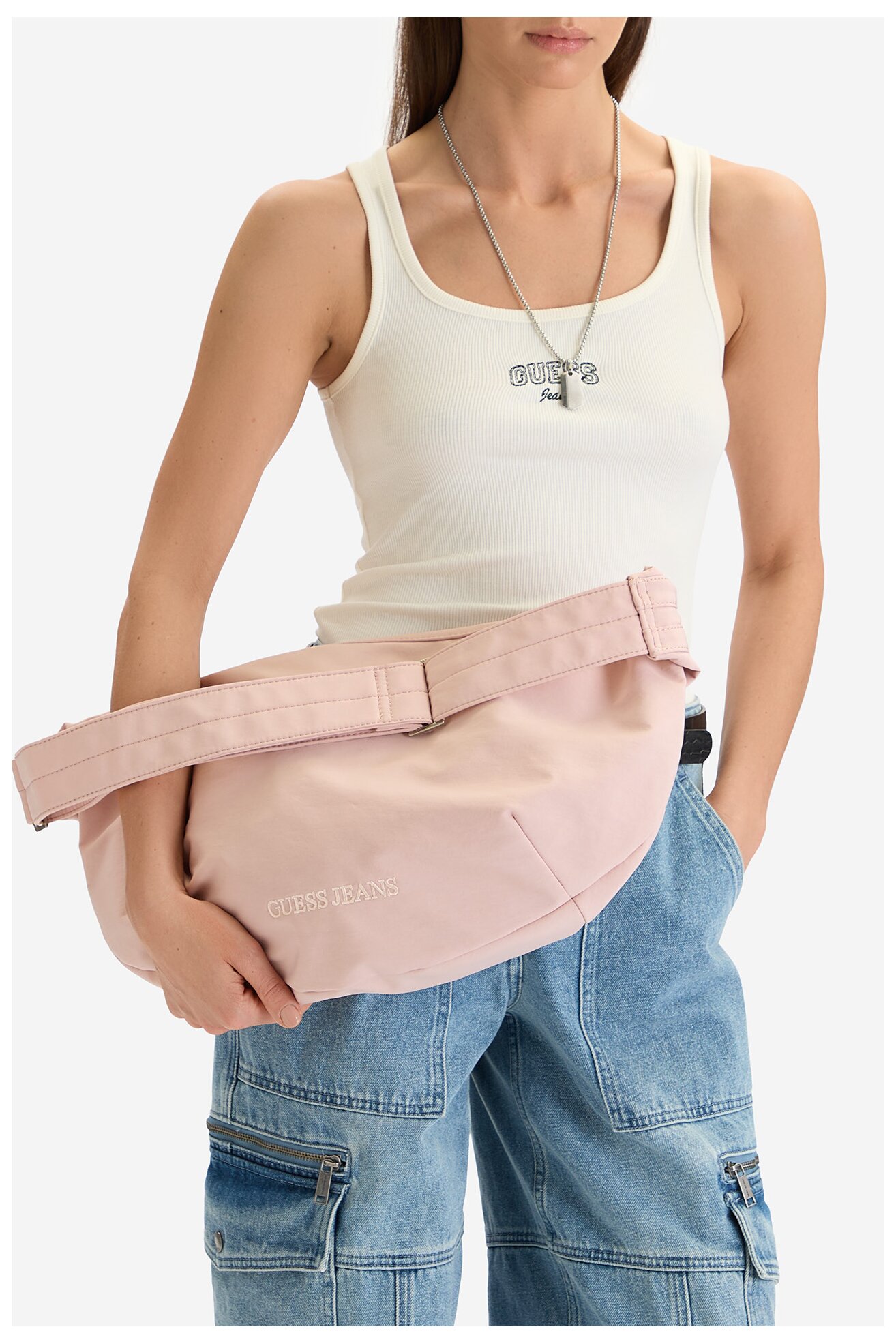 Torebka GUESS JEANS CWBEO-GUESS-M-002-09 Różowy