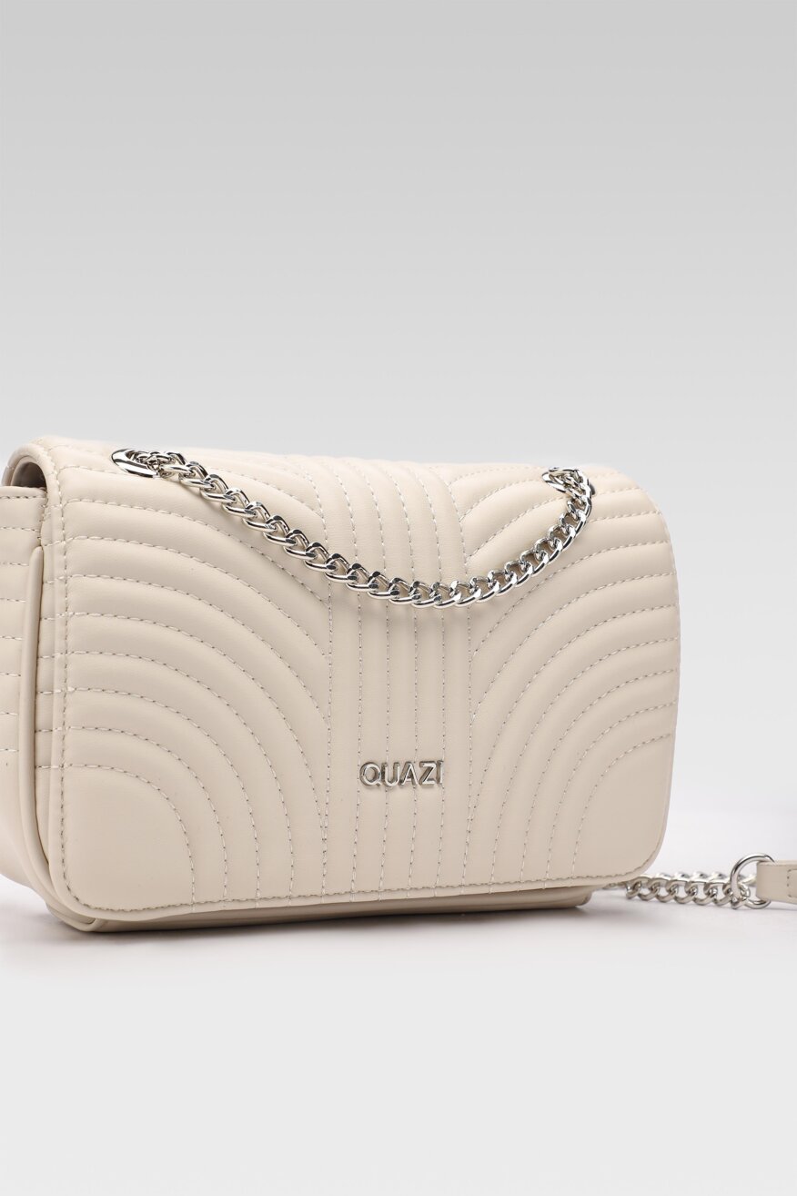
                Quazi - Torebka pikowana beżowa - 5903698495101