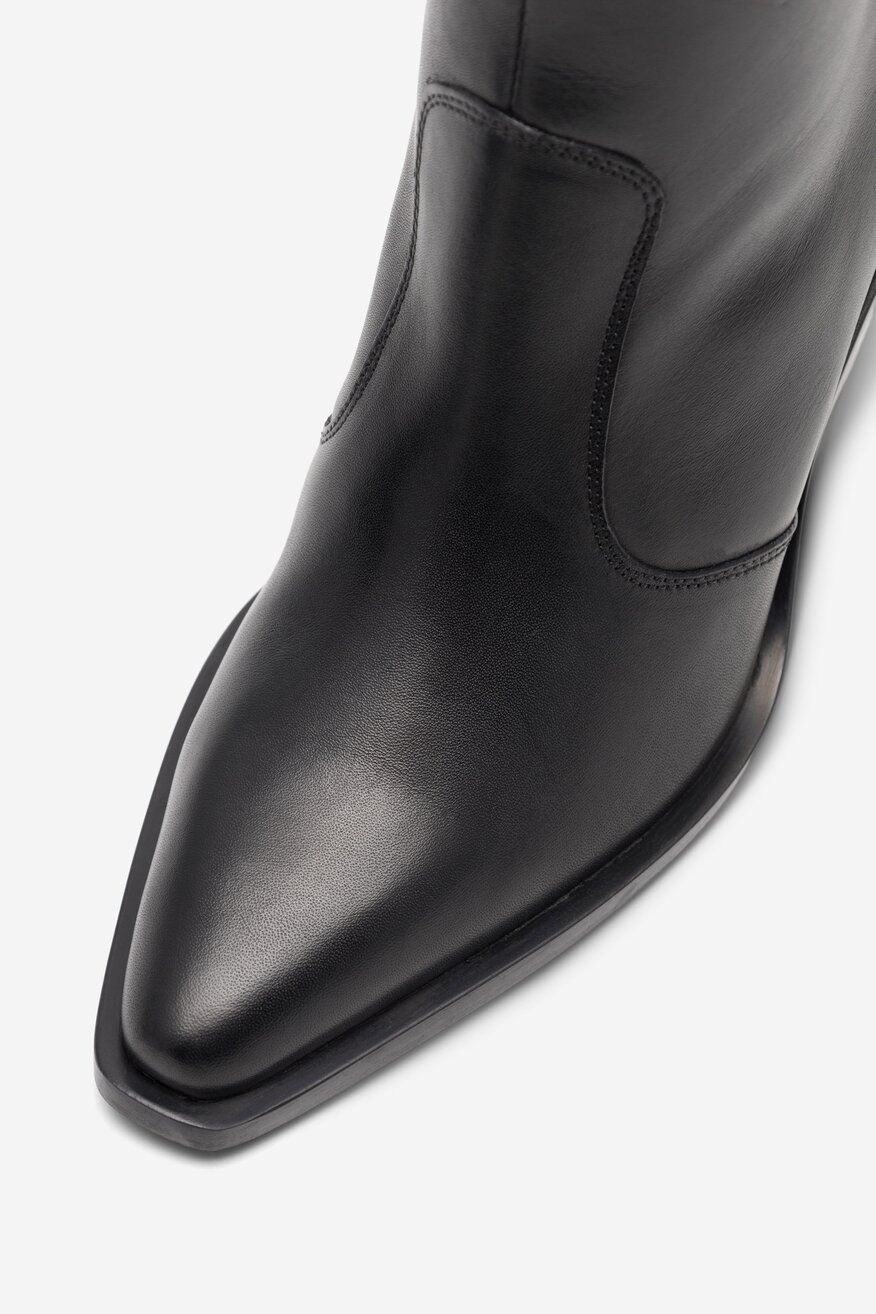 
                Badura - Skórzane botki - 5905588003281