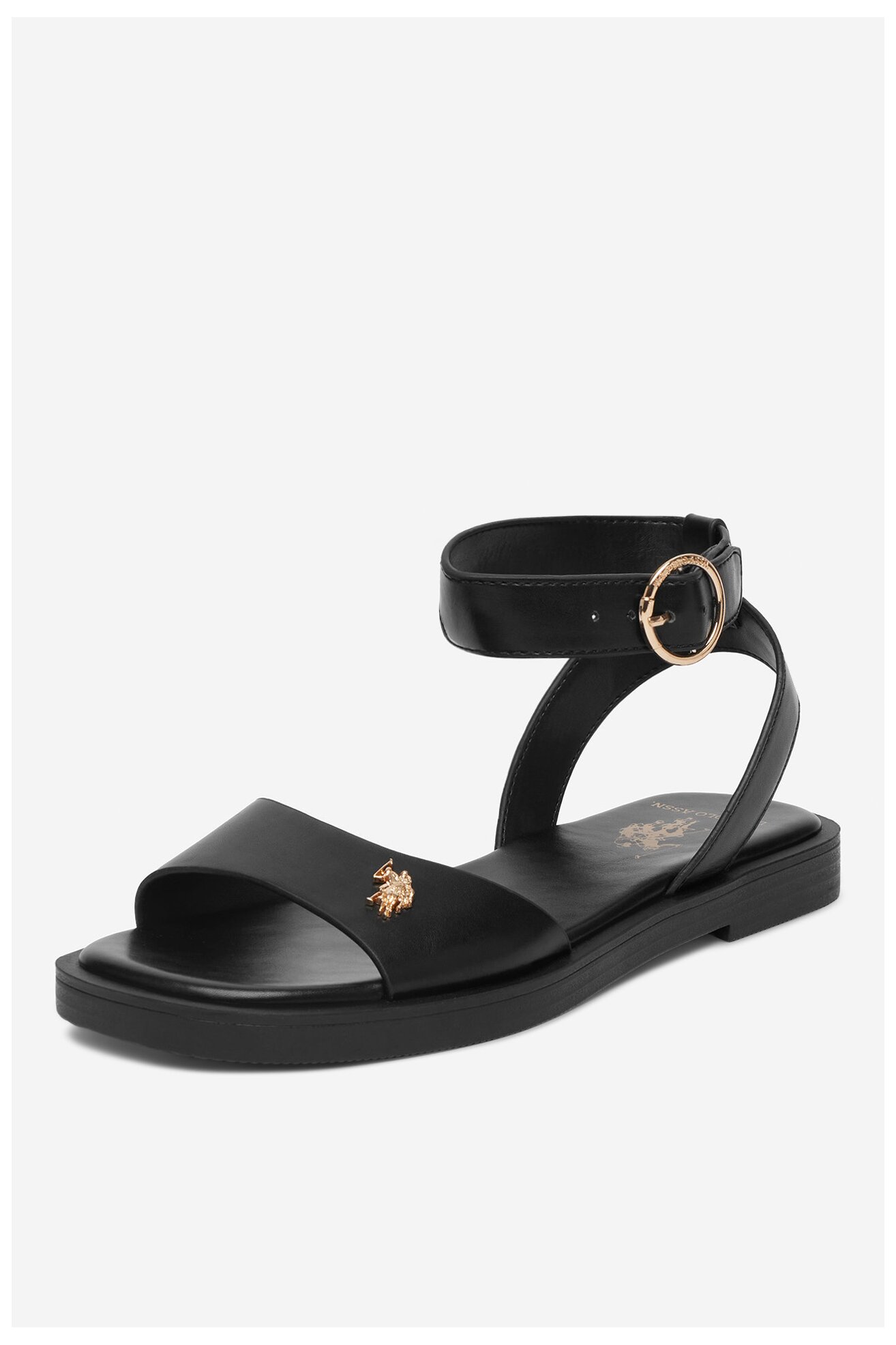 Sandały U.S. POLO ASSN. EO-MARINA001W/6Y1 Czarny