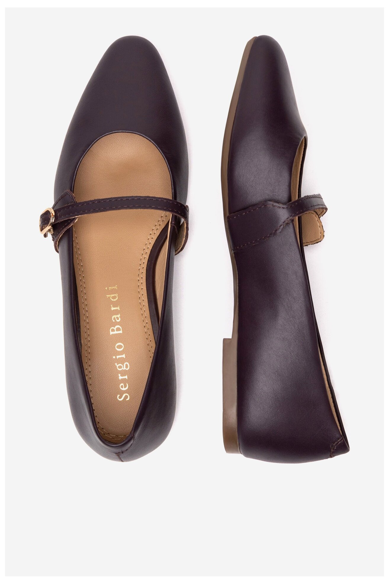 Baleriny Sergio Bardi RST-E1065-03SB Fioletowy