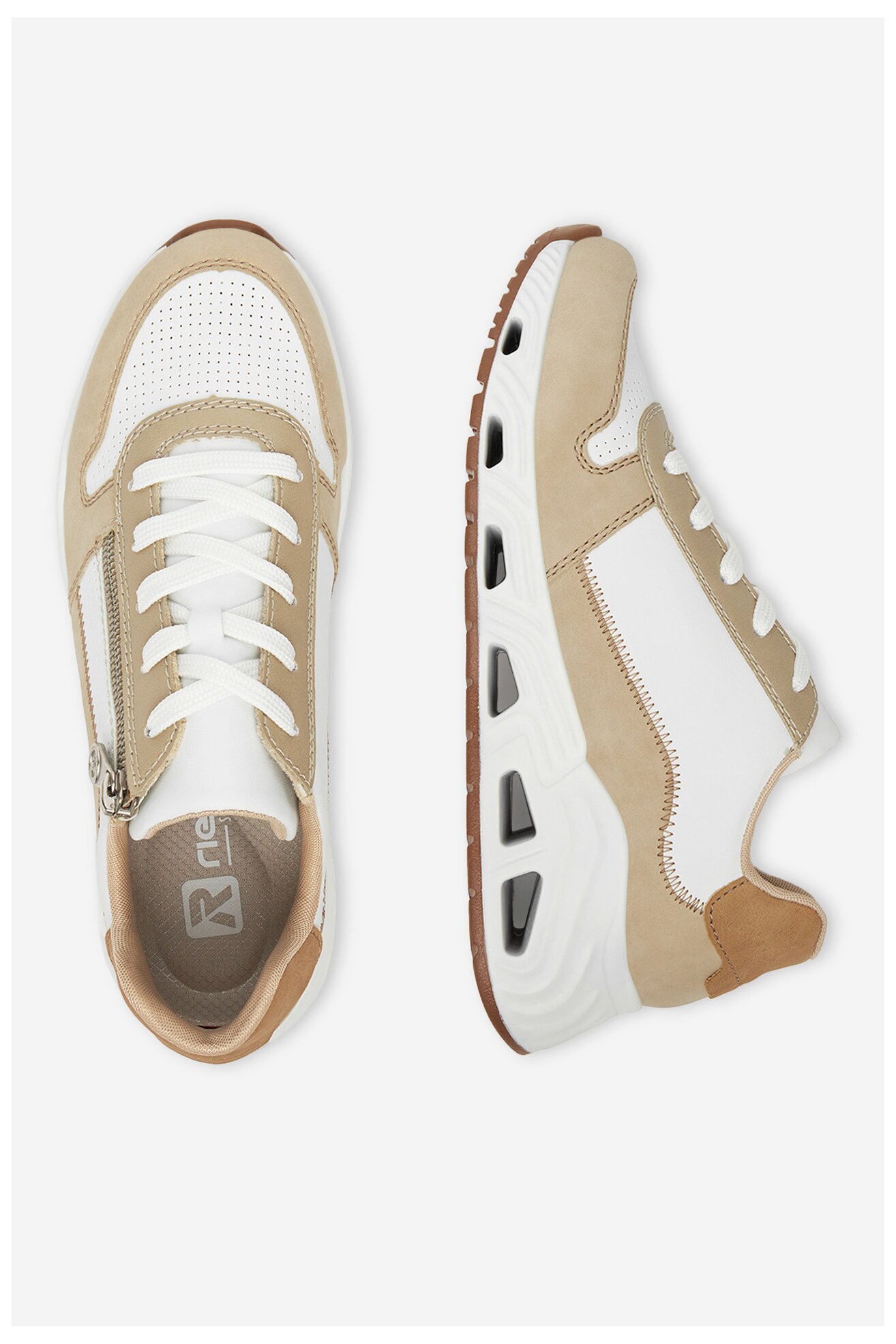 Tornacipő Rieker N5204-80 BÉZS