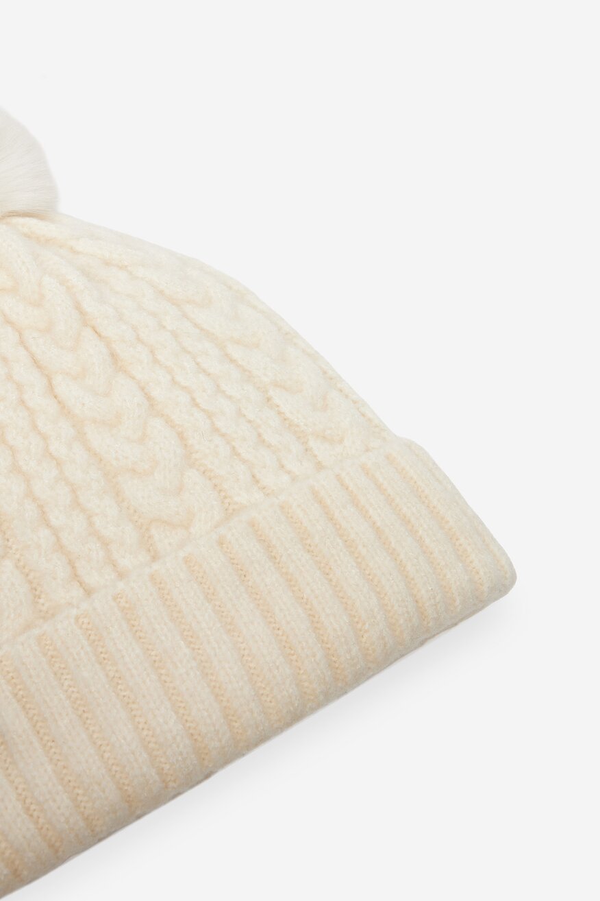 Női sapka NINE WEST FEHÉR - 5906751365434