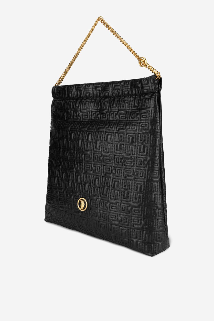 Дамска чанта U.S. POLO ASSN. ЧЕРЕН - 5905588977568