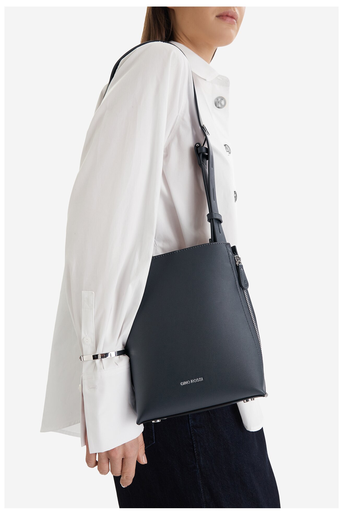 Torebka Gino Rossi EO-LX9952 Granatowy