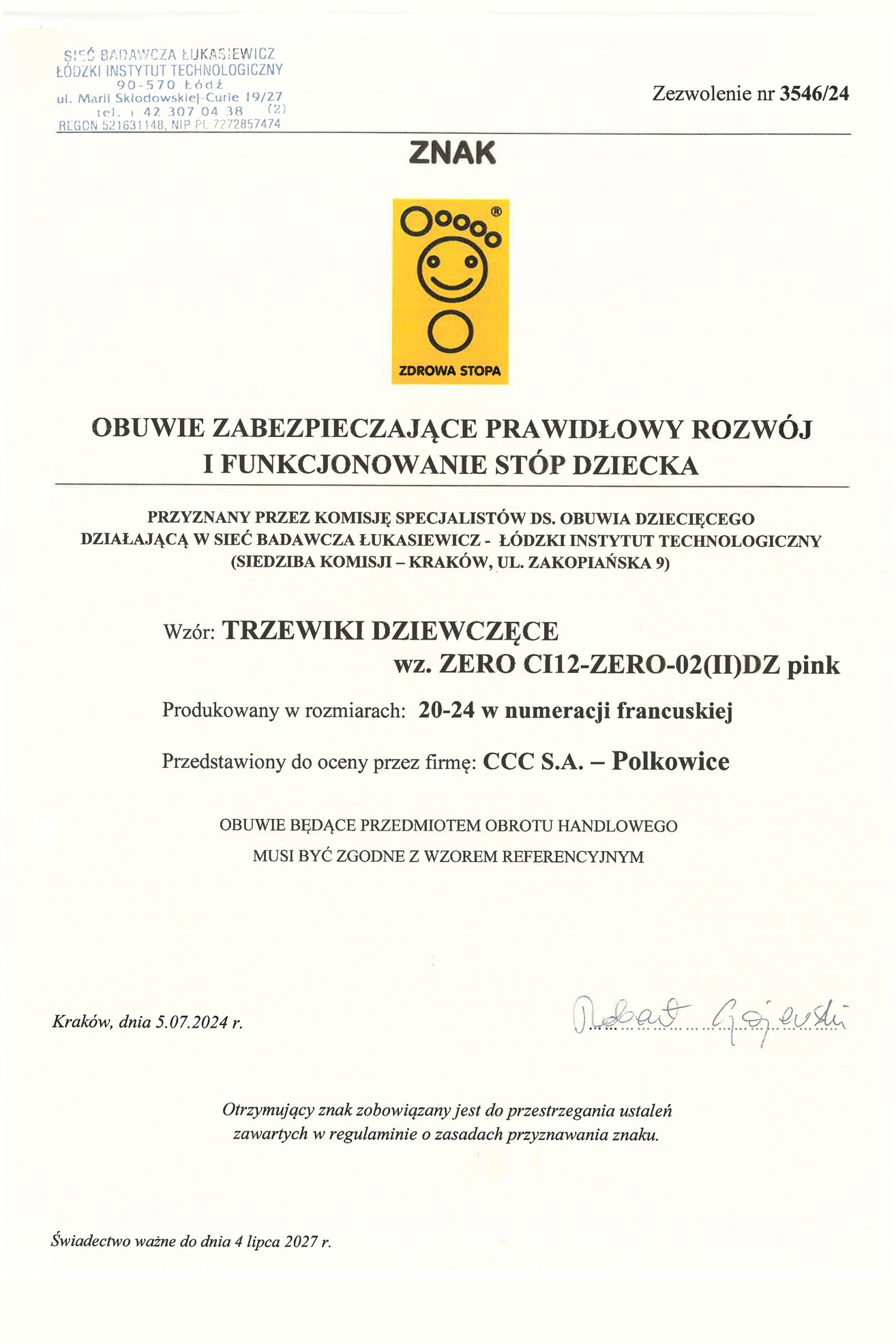 Trzewiki Lasocki Kids ZERO CI12-ZERO-02(II)DZ Różowy